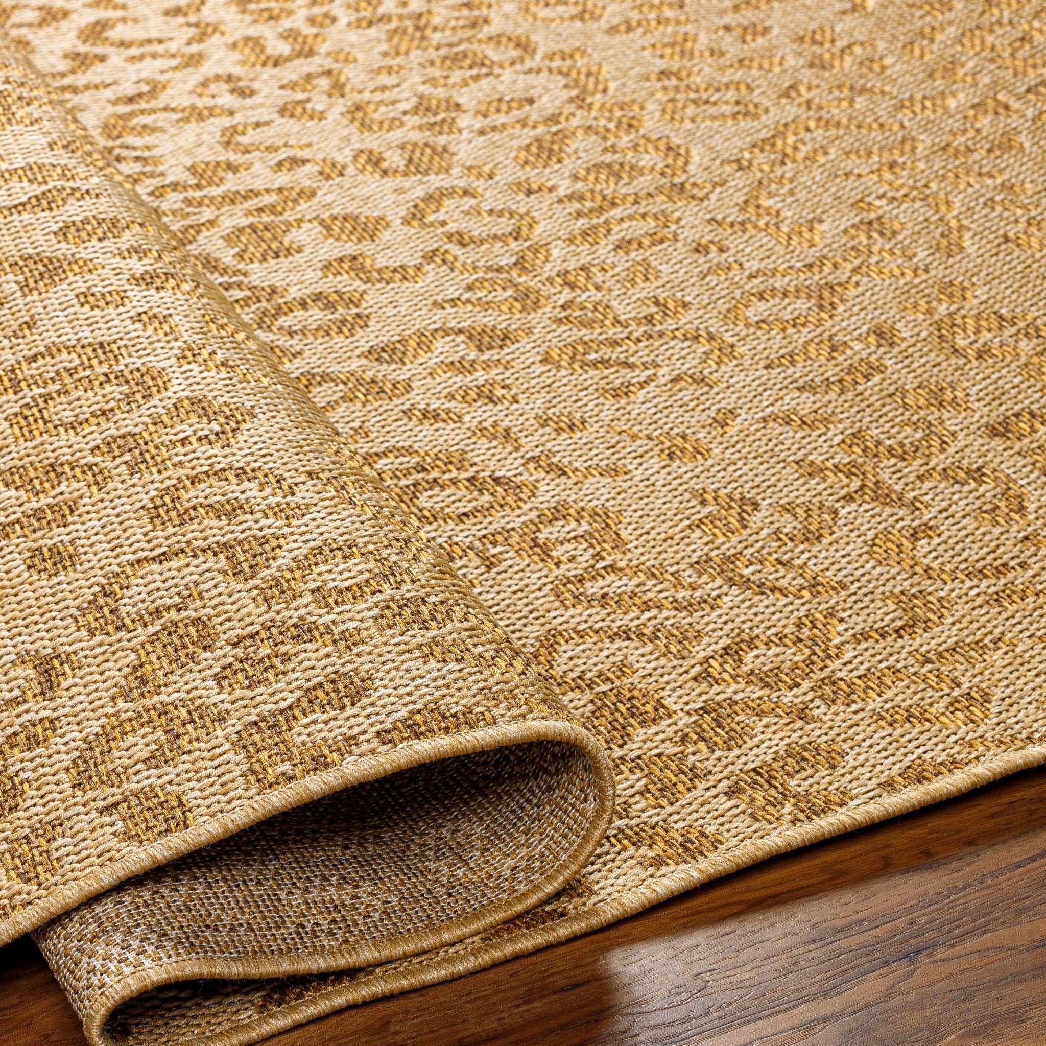 Modern Style Brown Faux Jute Rug - Image 5