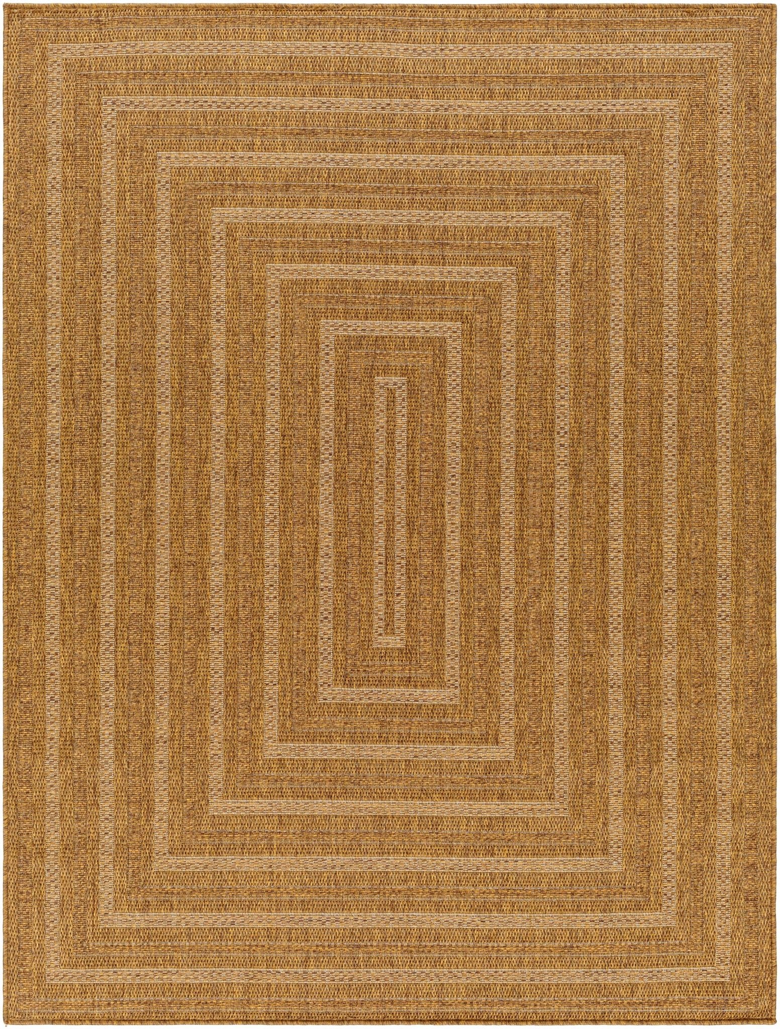 Modern Style Camel Machine Woven Jute Rug - Image 2