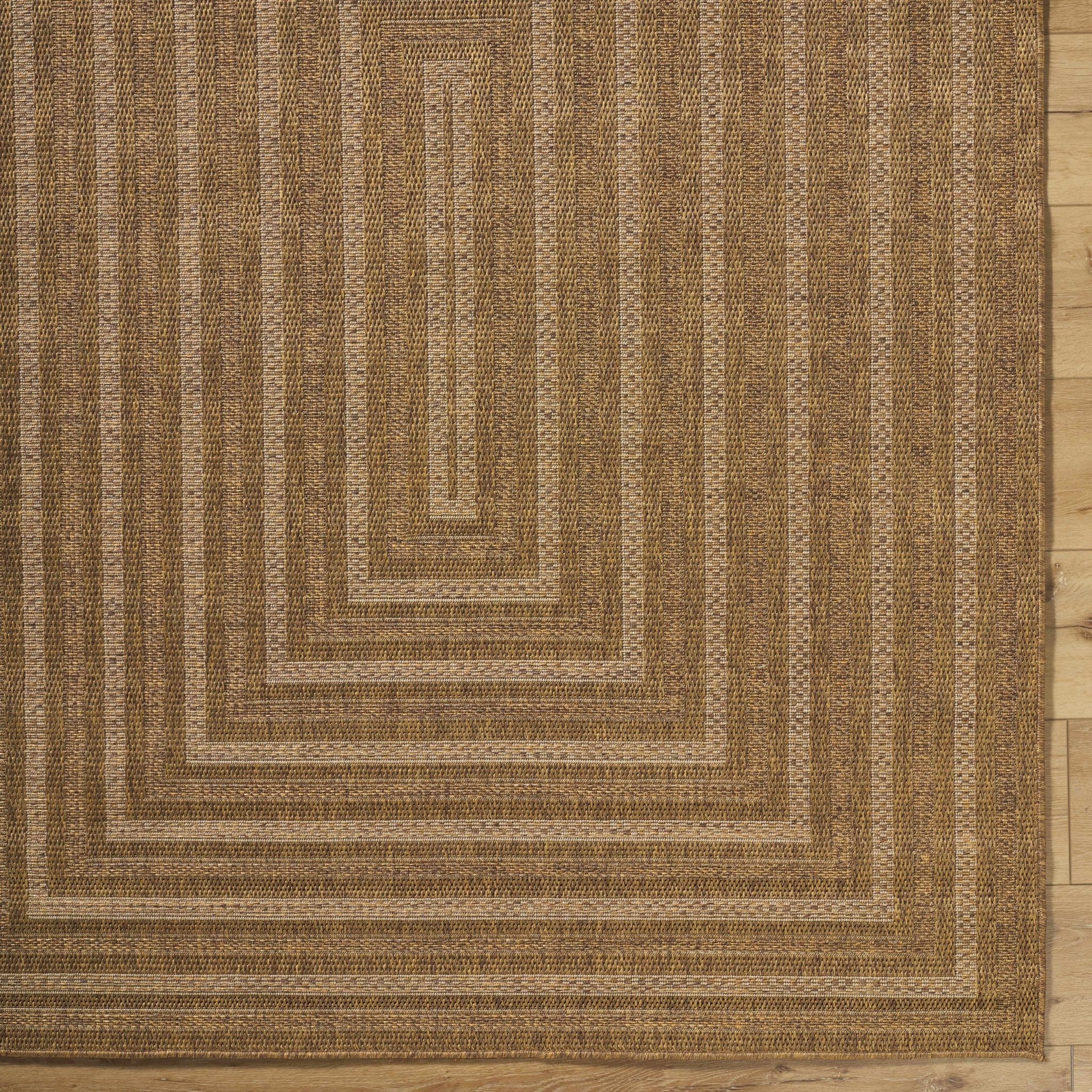 Modern Style Camel Machine Woven Jute Rug - Image 7