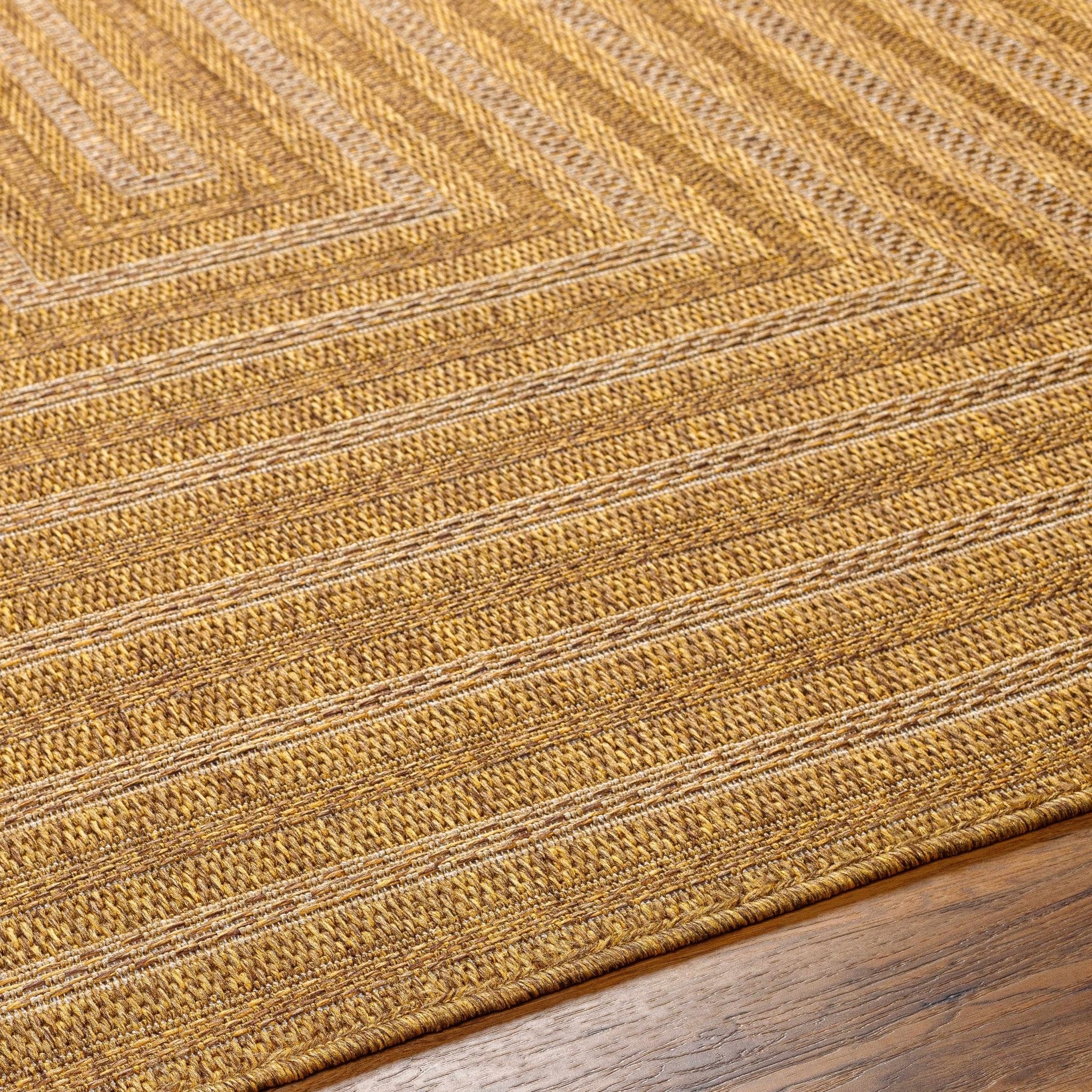 Modern Style Camel Machine Woven Jute Rug - Image 8