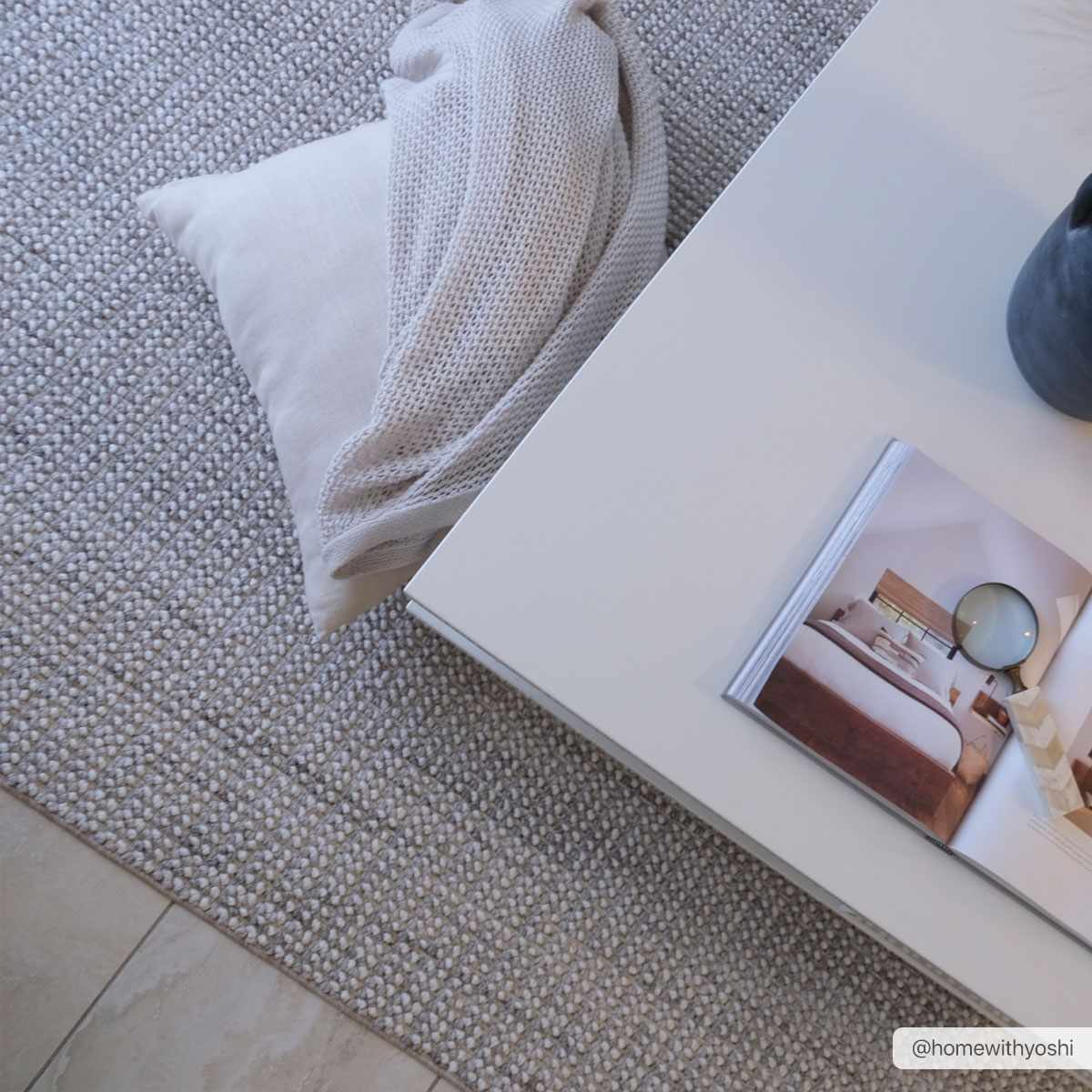 Modern Style Flatwoven Cream Area Rug - Image 16
