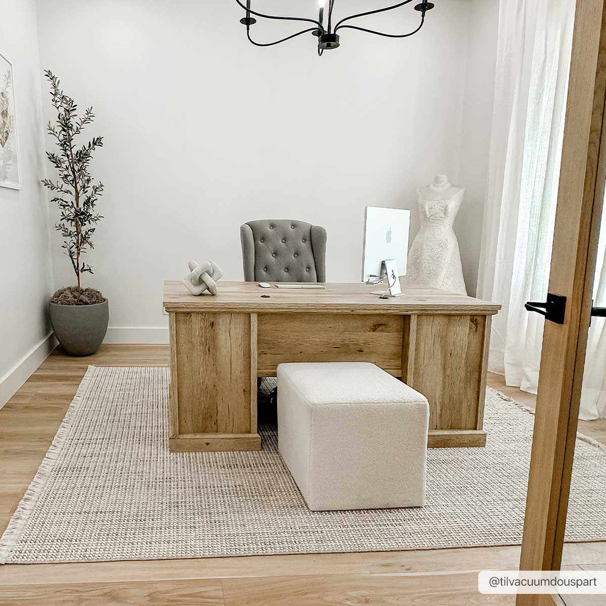 Modern Style Flatwoven Cream Area Rug - Image 4