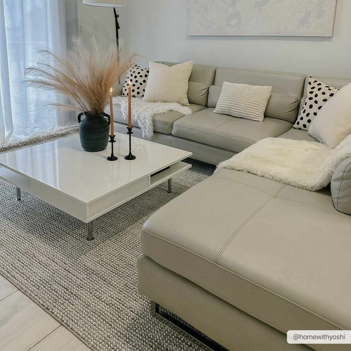 Modern Style Flatwoven Cream Area Rug - Image 9