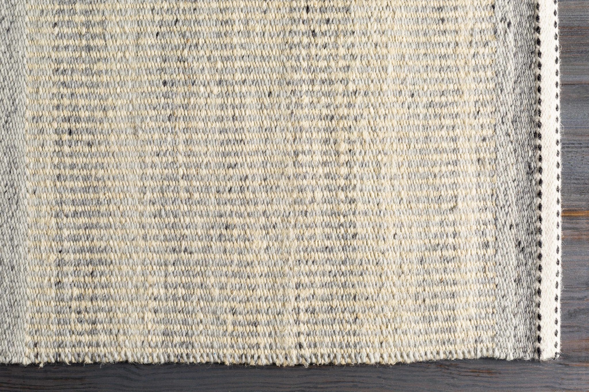 Modern Style Gray And Beige Jute Rug - Image 5