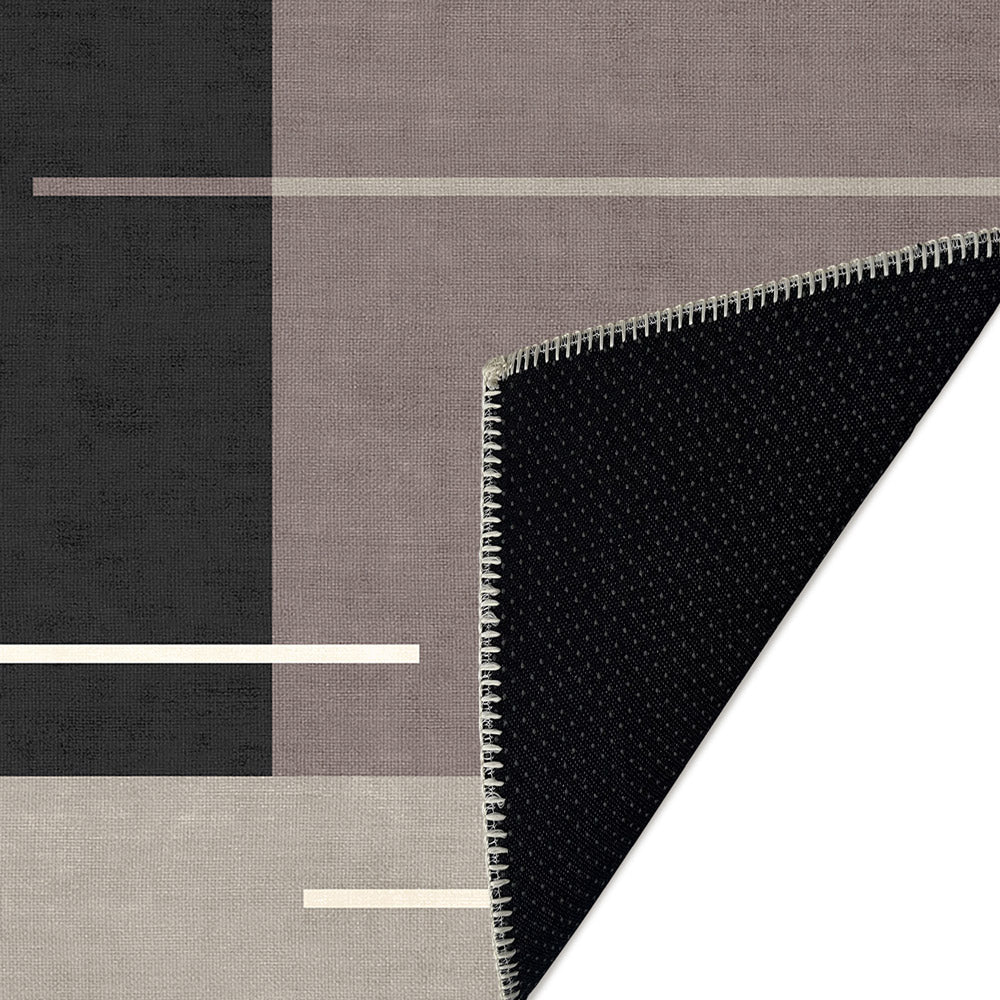 Modern Style Gray Machine Washable Cotton Area Rug - Image 6