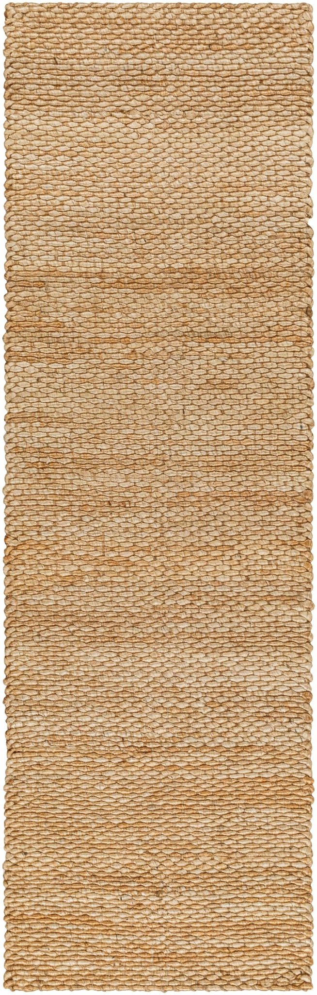 Modern Style Tan And Brown Hand Woven Jute Rug - Image 4