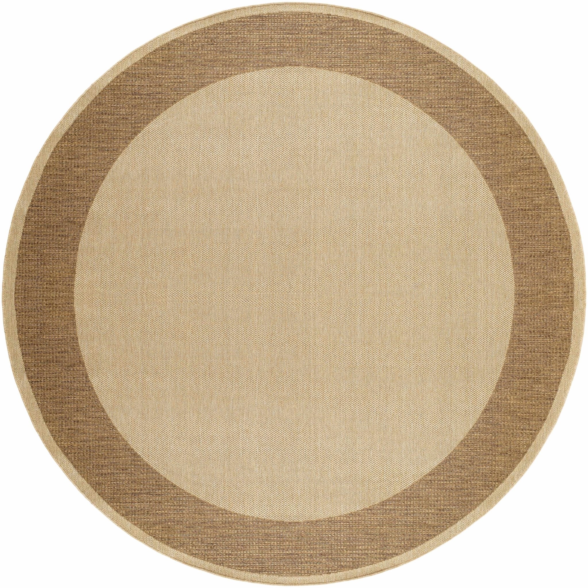 Modern Style Tan And Brown Machine Woven Jute Rug - Image 4
