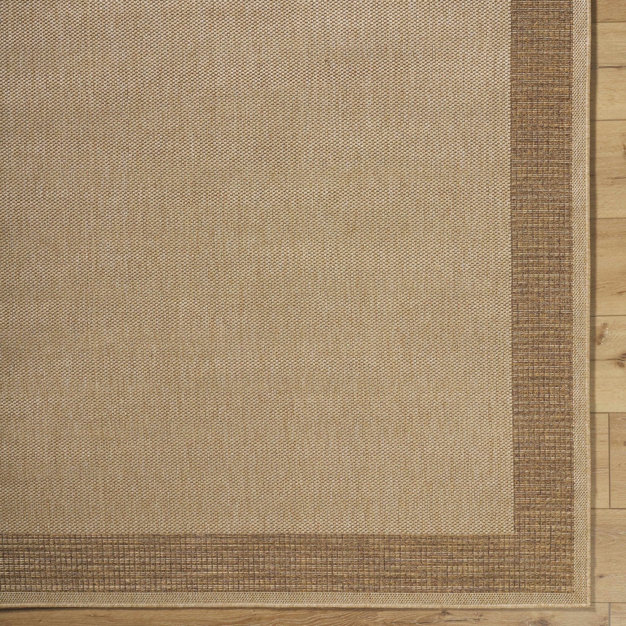 Modern Style Tan And Brown Machine Woven Jute Rug - Image 8