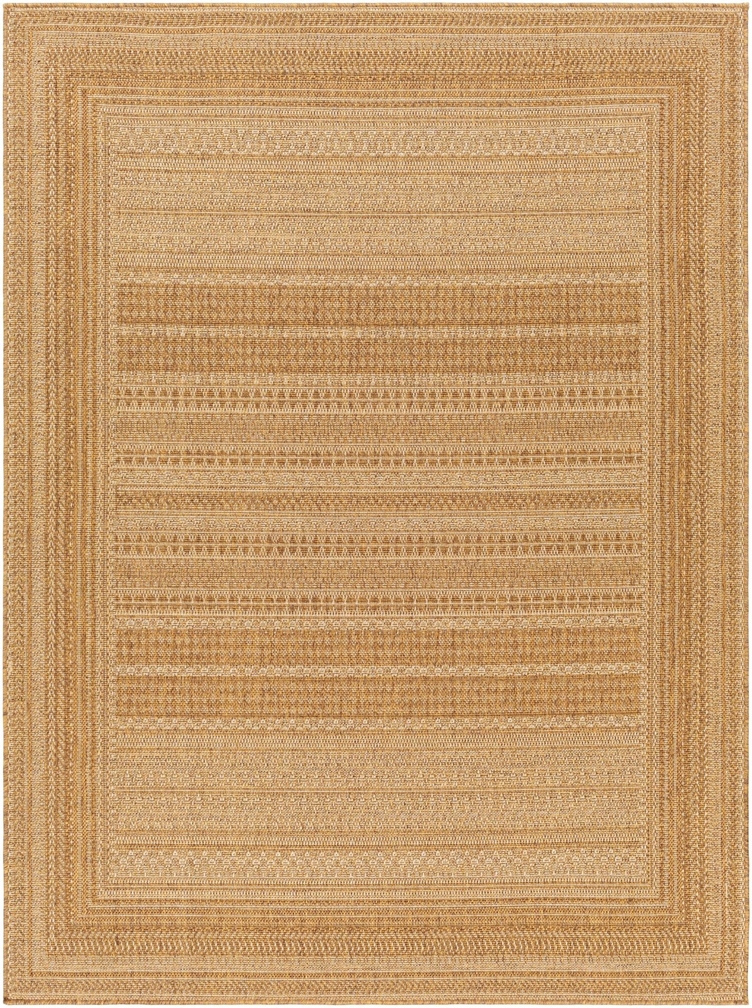 Modern Style Tan Faux Jute Rug - Image 2
