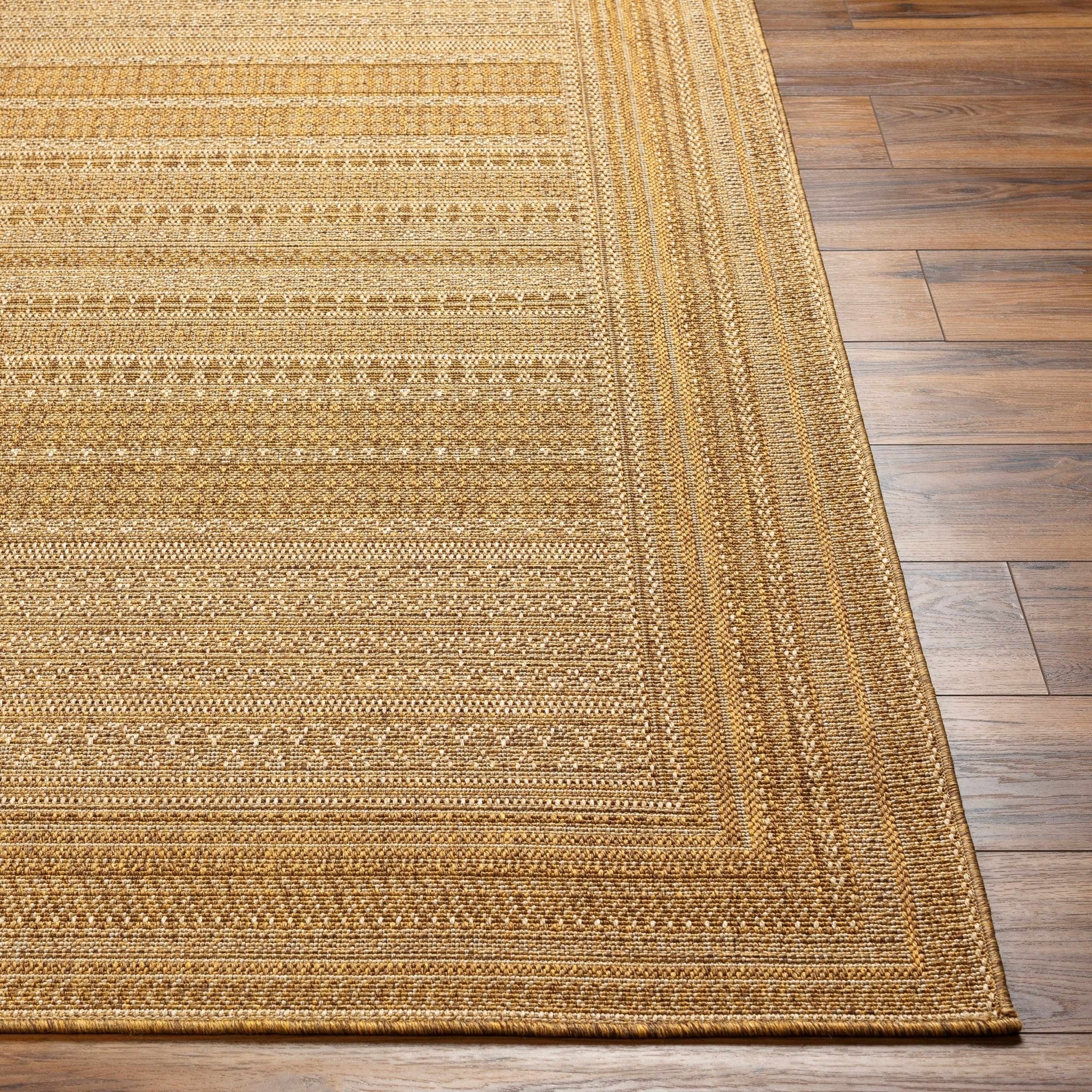Modern Style Tan Faux Jute Rug - Image 5