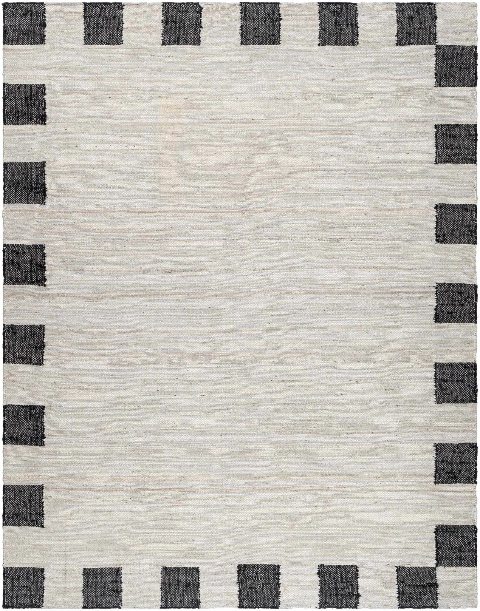 Modern Style White Hand Woven Jute Carpet - Image 3