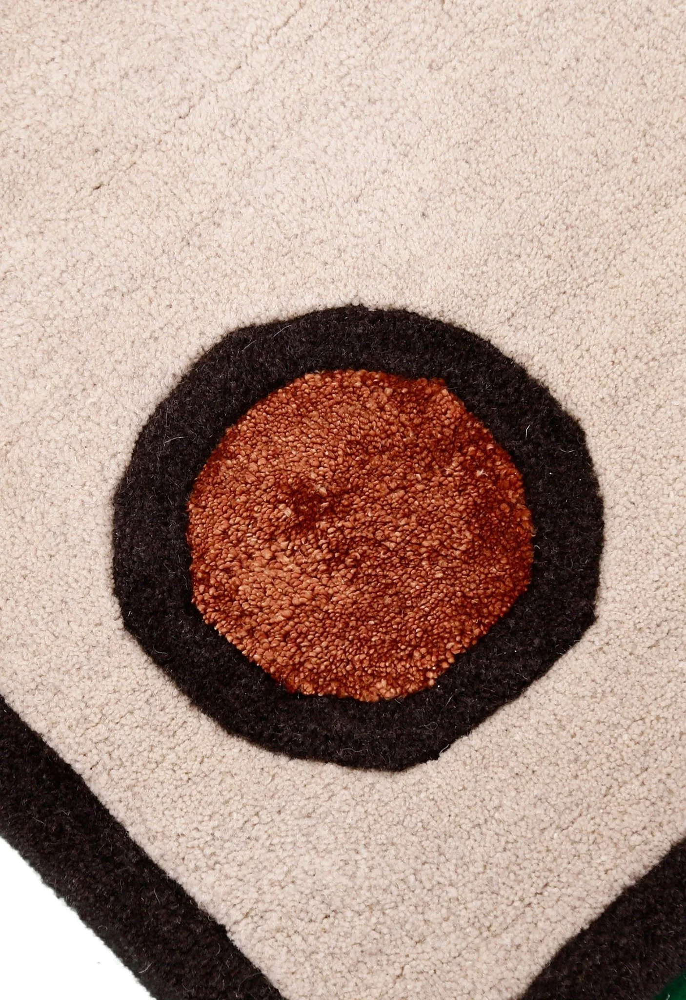Modern Urban Beige Hand Tufted 5x8 Wool Area Rug - Image 3