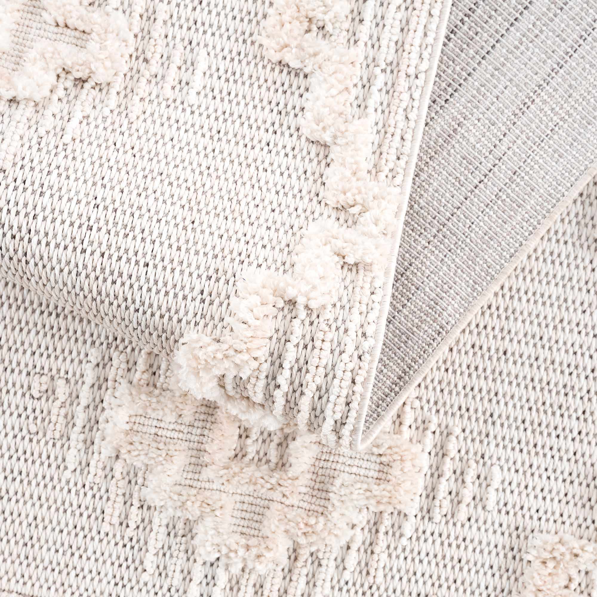 Moroccan Bohemian Chic Style Ivory and Beige High & Low Pile Area Rug - Image 21