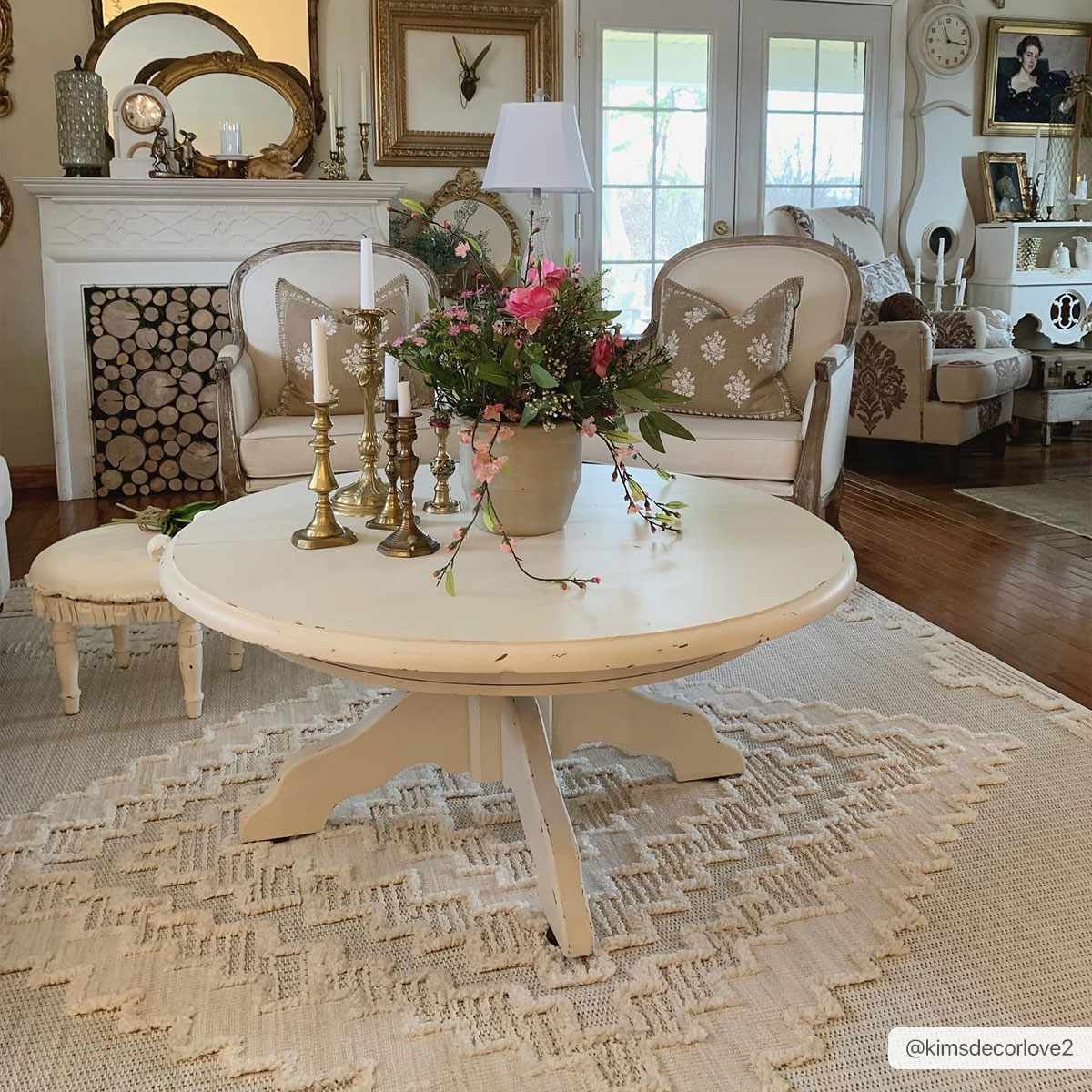 Moroccan Bohemian Chic Style Ivory and Beige High & Low Pile Area Rug - Image 7