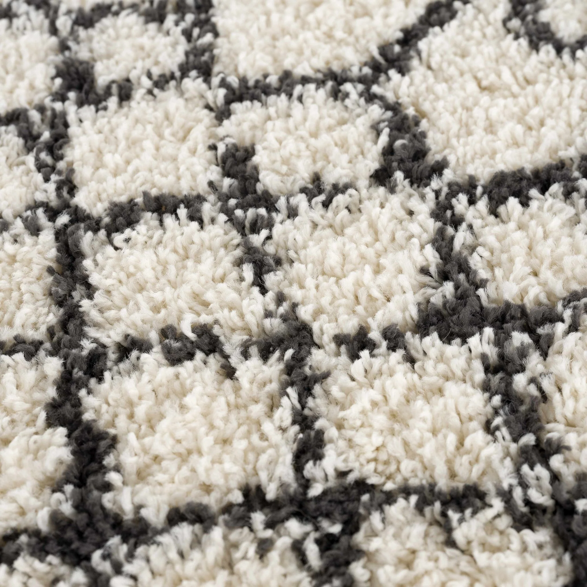 Traditional Moroccan Style Beige and Black Plush Pile Area Rug - Image 17