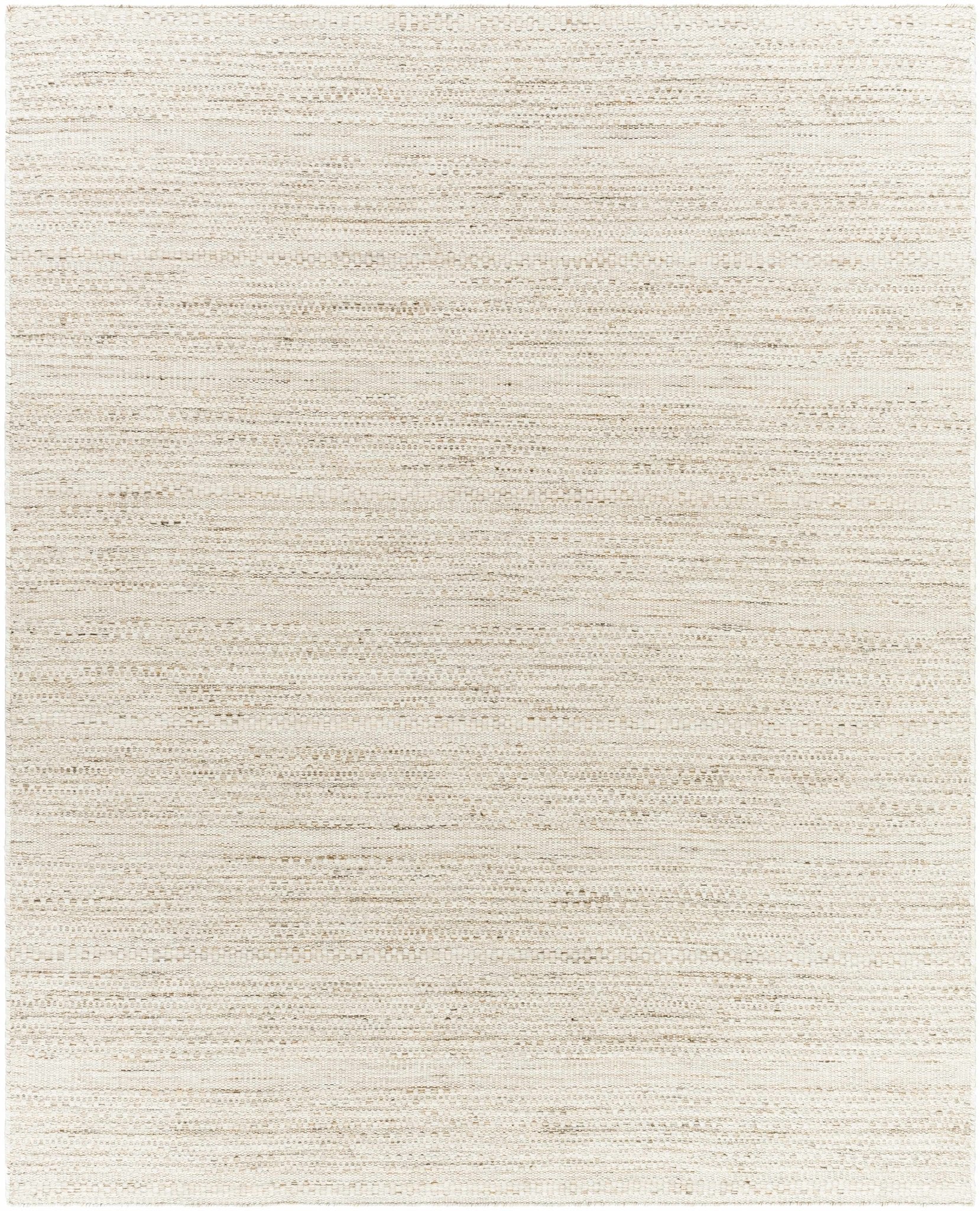 Moshe Beige And Brown Hand Woven Wool Area Rug - Image 7