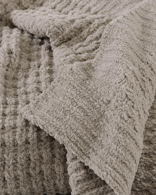 Multi Color Solid Knitted Waffle Lightweight Throw - Image 12
