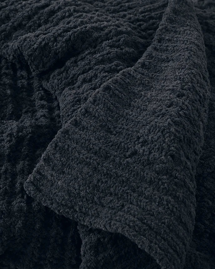 Multi Color Solid Knitted Waffle Lightweight Throw - Image 15