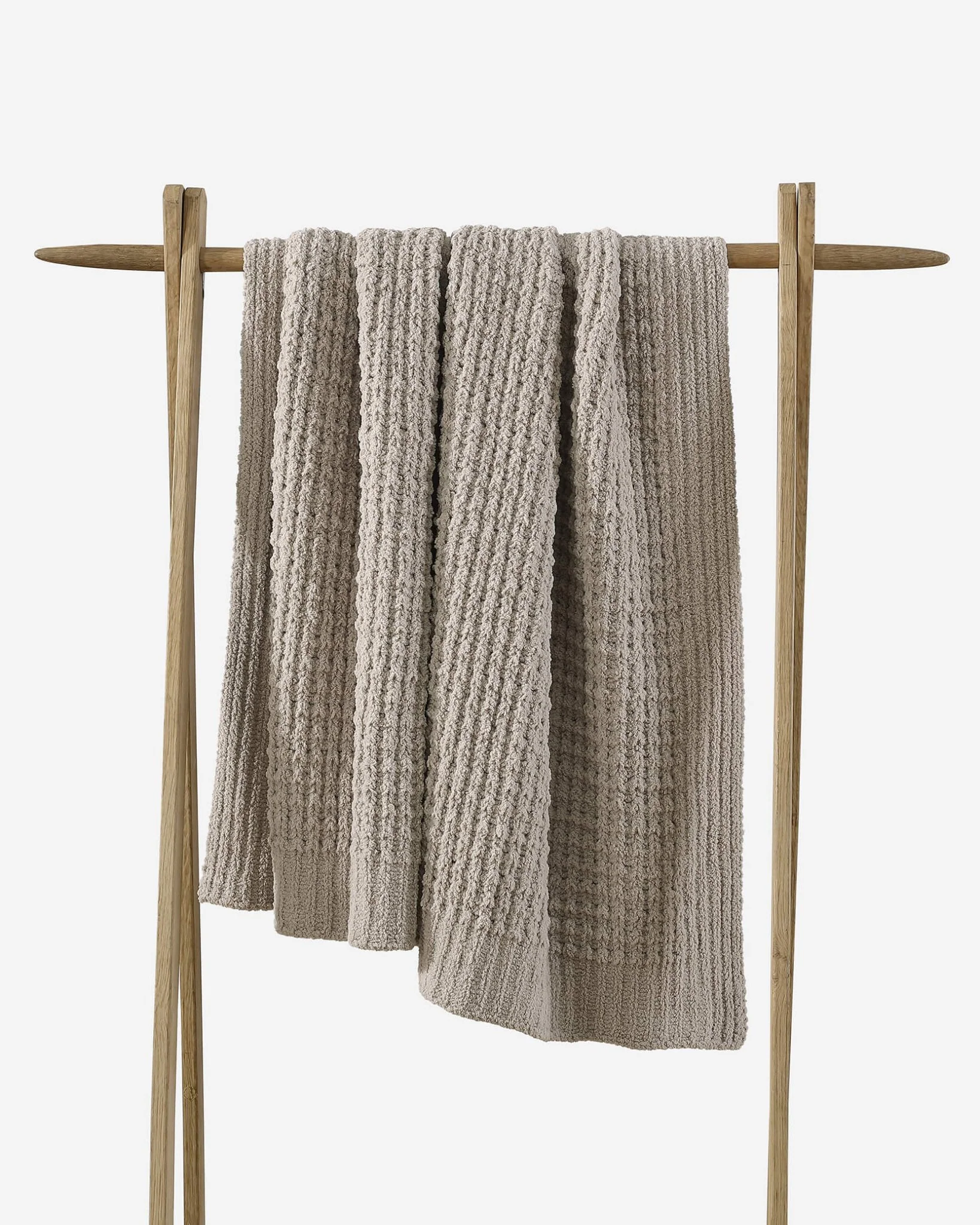 Multi Color Solid Knitted Waffle Lightweight Throw - Image 33