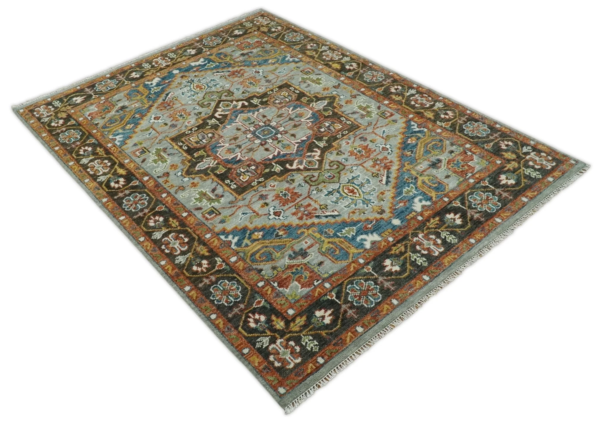 Ready to Ship 8x10, 9x12, 10x14 Traditional Antique Style Hand Knotted Area Rug - Image 8