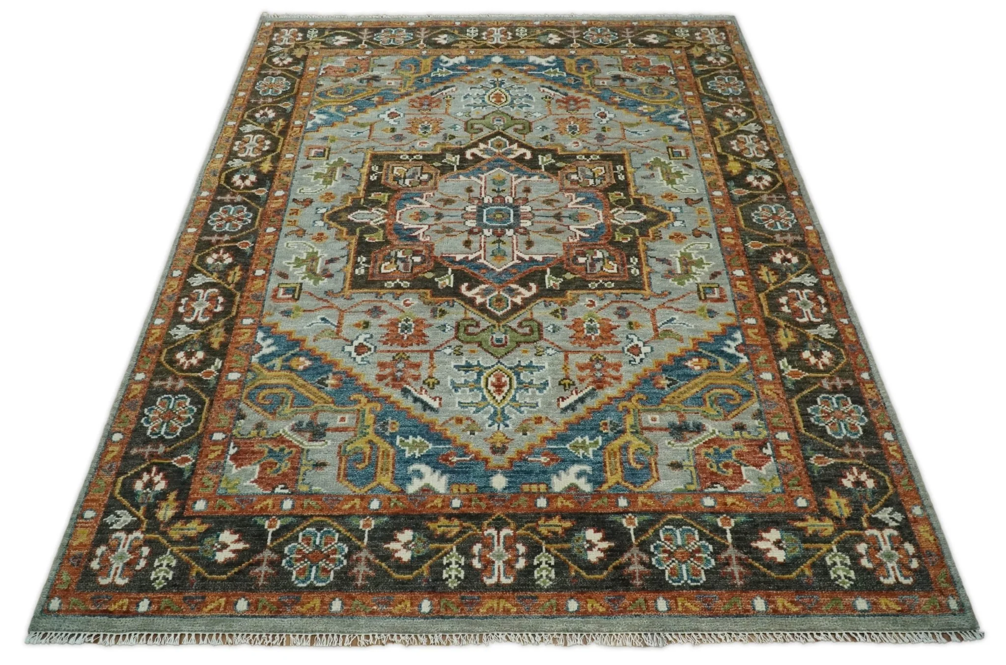 Ready to Ship 8x10, 9x12, 10x14 Traditional Antique Style Hand Knotted Area Rug - Image 9