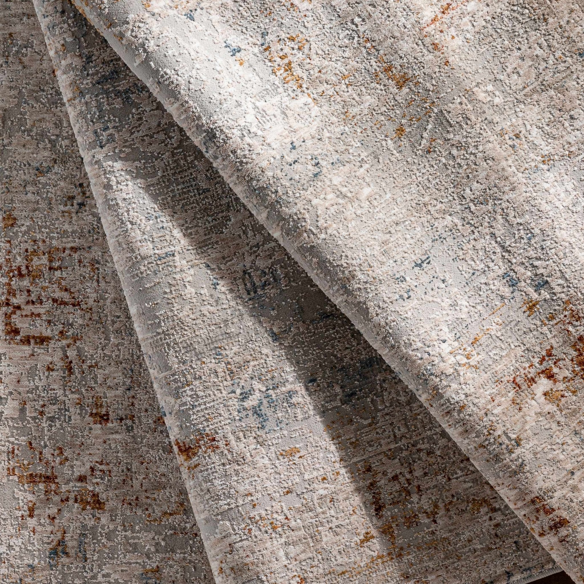 Mustard And Ivory Traditional Style Machine Woven Area Rug - Image 10