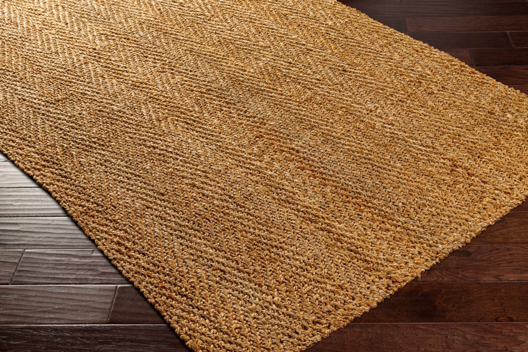 Natural Brown Hand Woven Multi Size jute Braided Area Rug - Image 4