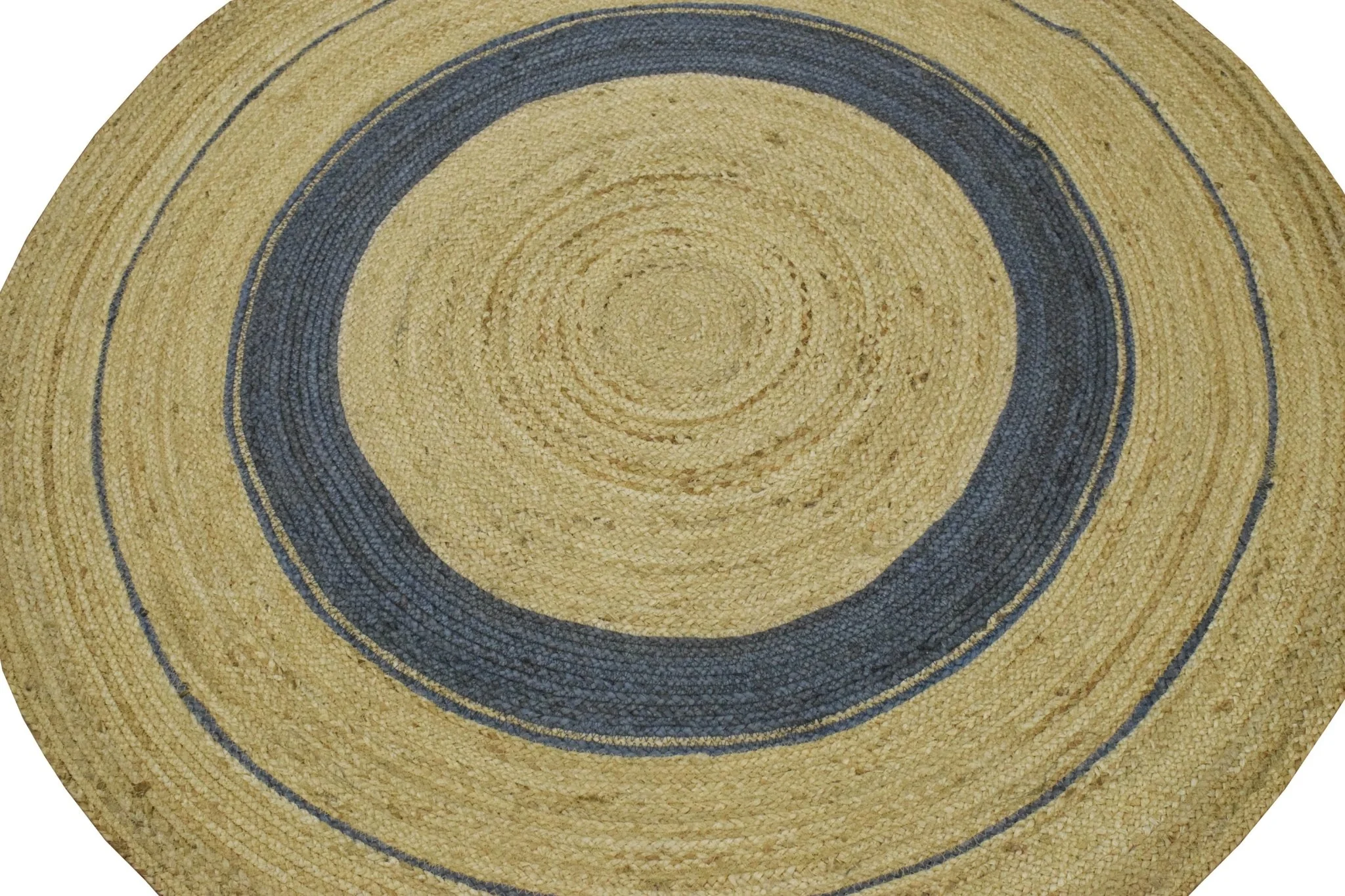 100% ALL NATURAL FIBER HAND BRAIDED BOHO ROUND JUTE RUG | JR25R - Image 6