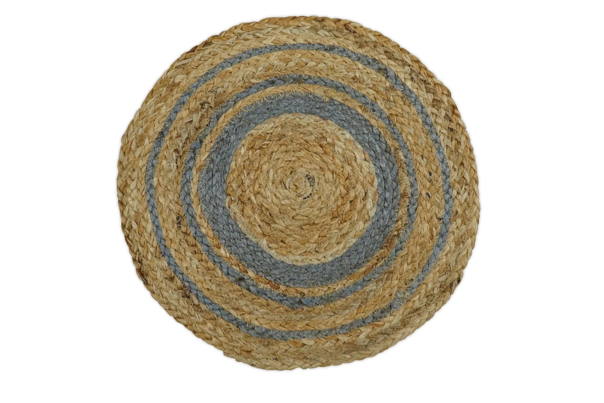 100% ALL NATURAL FIBER HAND BRAIDED BOHO ROUND JUTE RUG | JR25R - Image 8