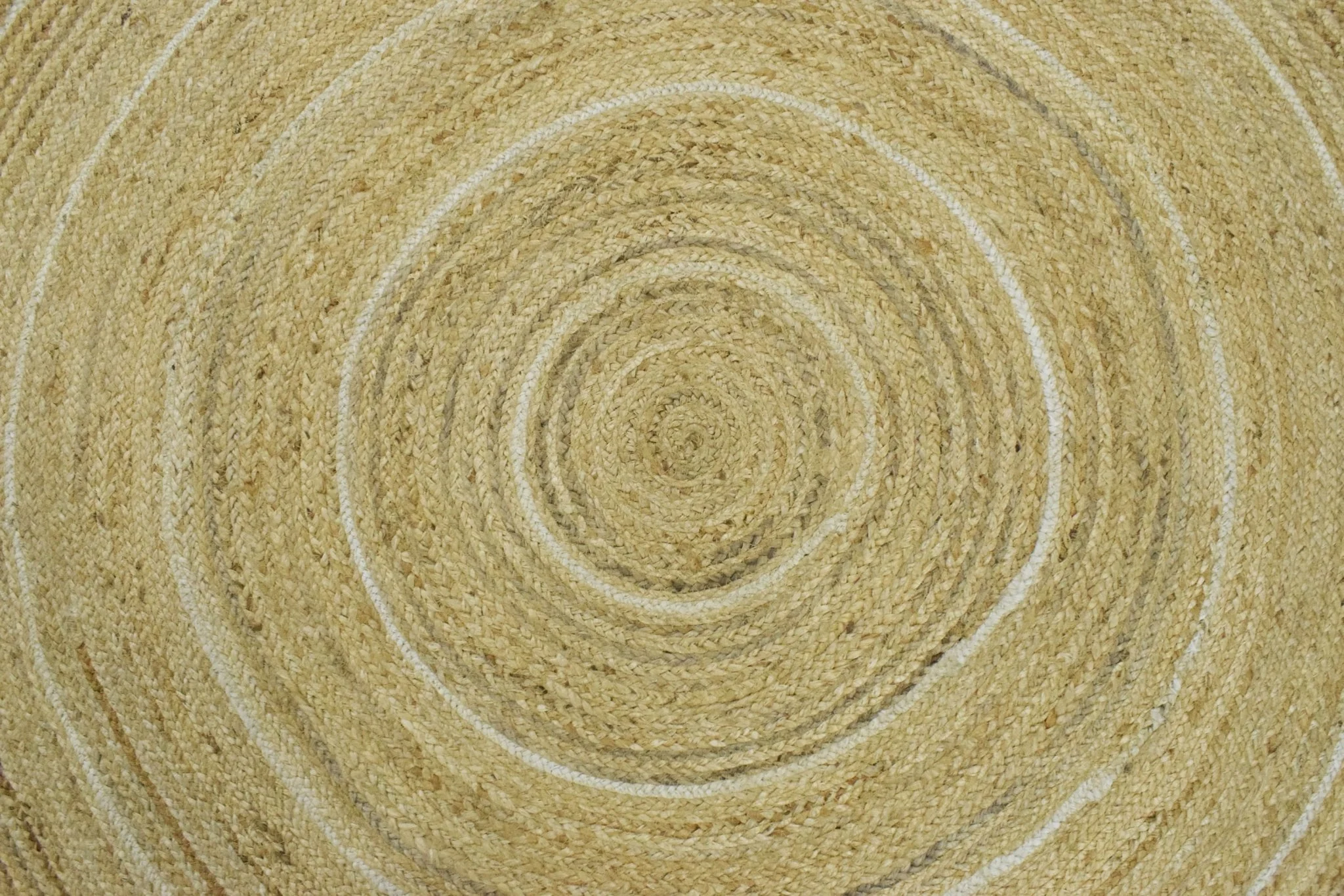 100% ALL NATURAL FIBER HAND BRAIDED BOHO ROUND JUTE RUG | JR5 - Image 5