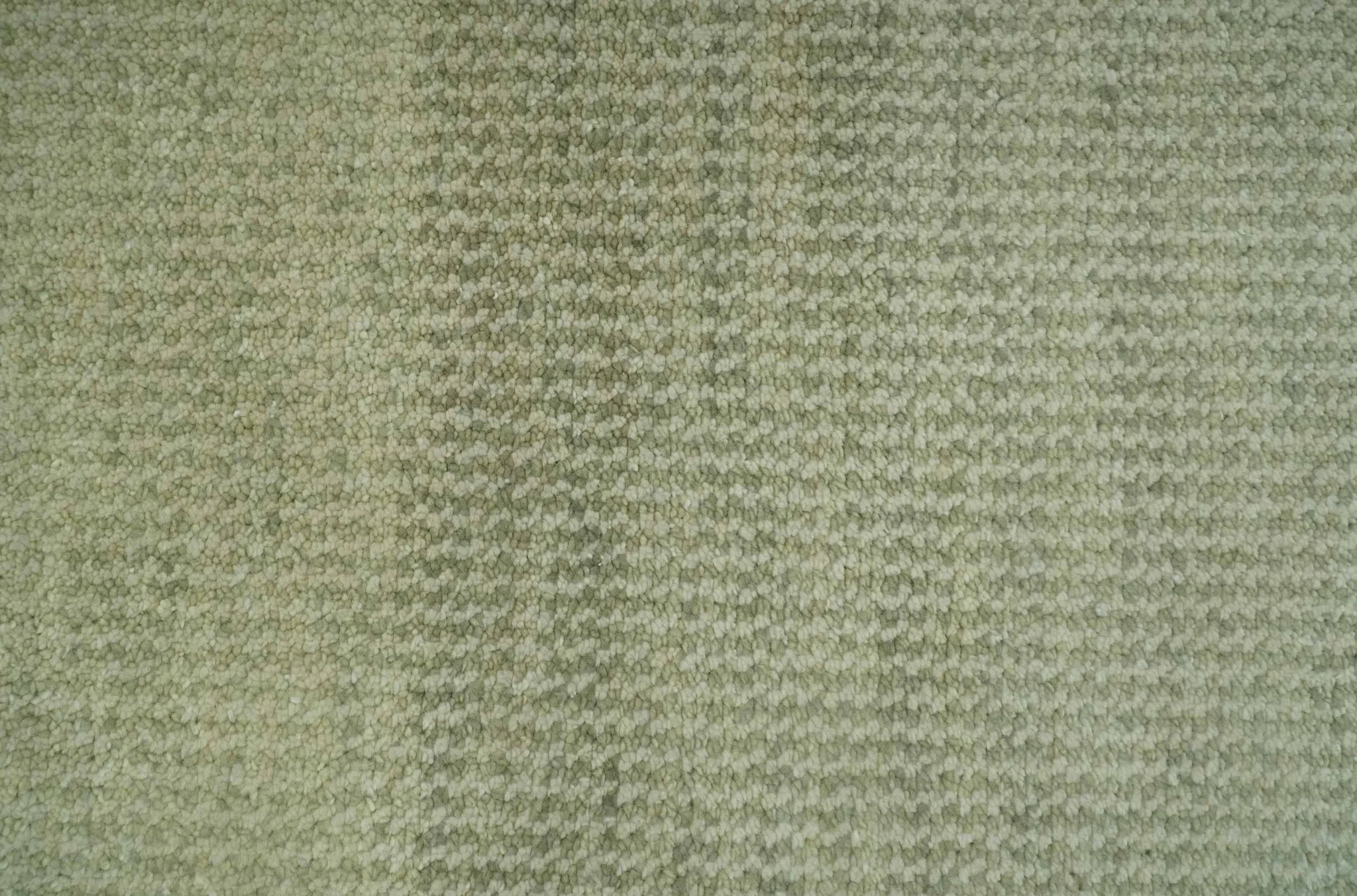 Modern Contemporary Olive, Beige and Ivory Stripes Design Custom Made wool area Rug - Image 4