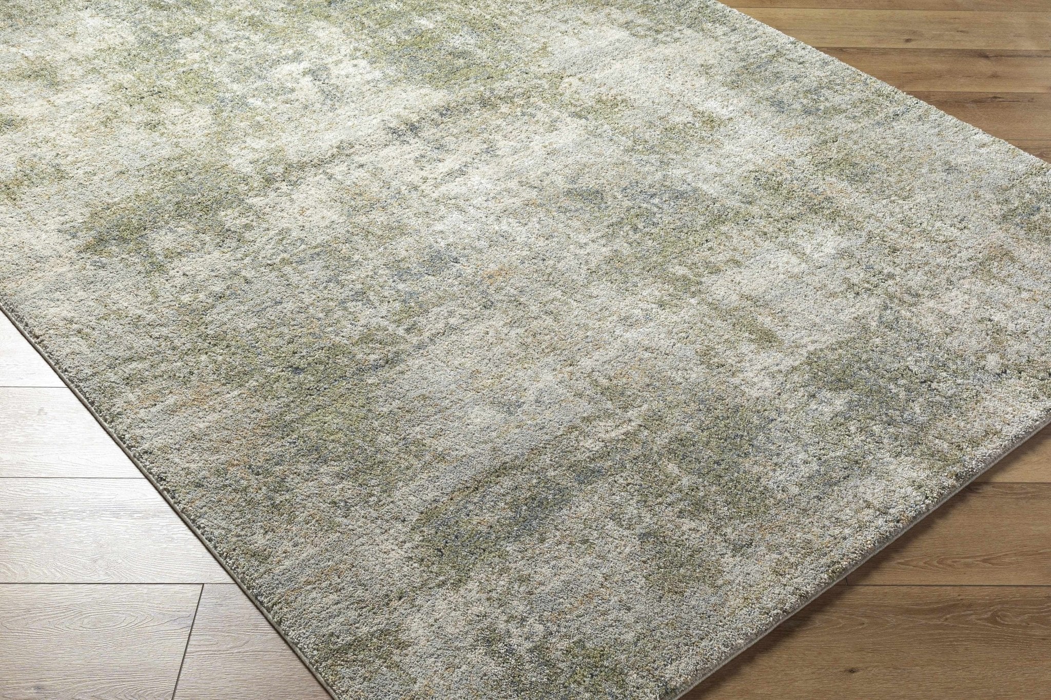 Olive Contemporary Style Machine Woven Rug - Image 3