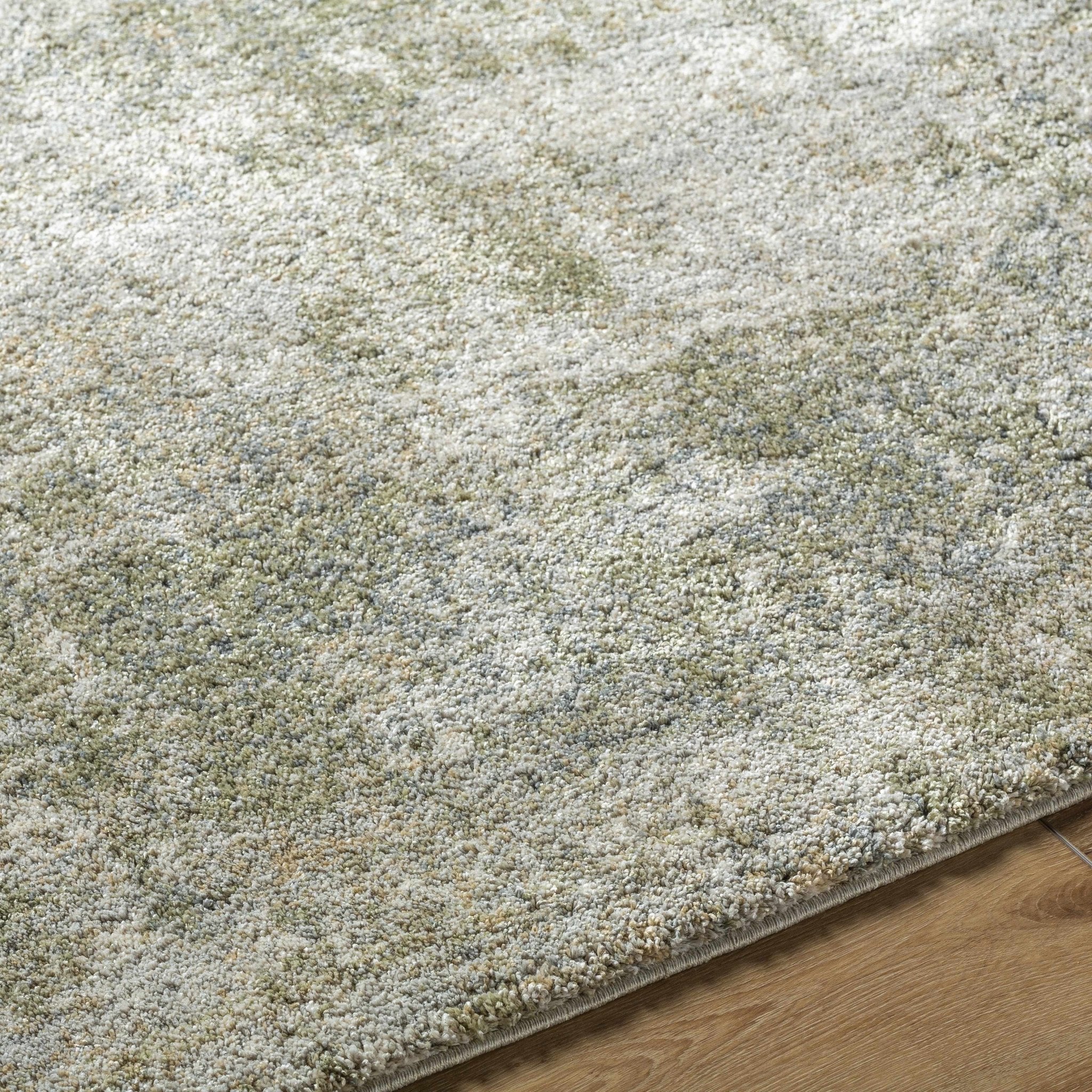 Olive Contemporary Style Machine Woven Rug - Image 5