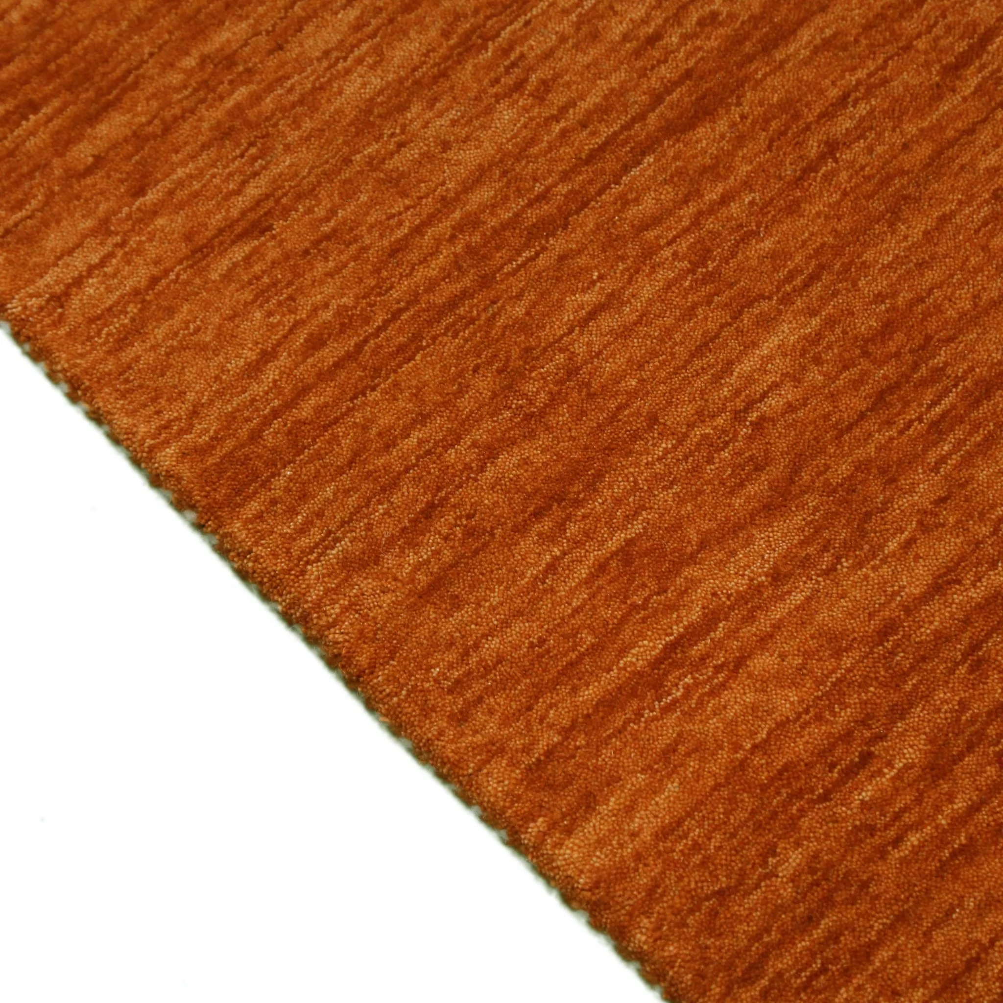 Orange Center Pattern Hand Loomed Wool Area Rug - Image 4