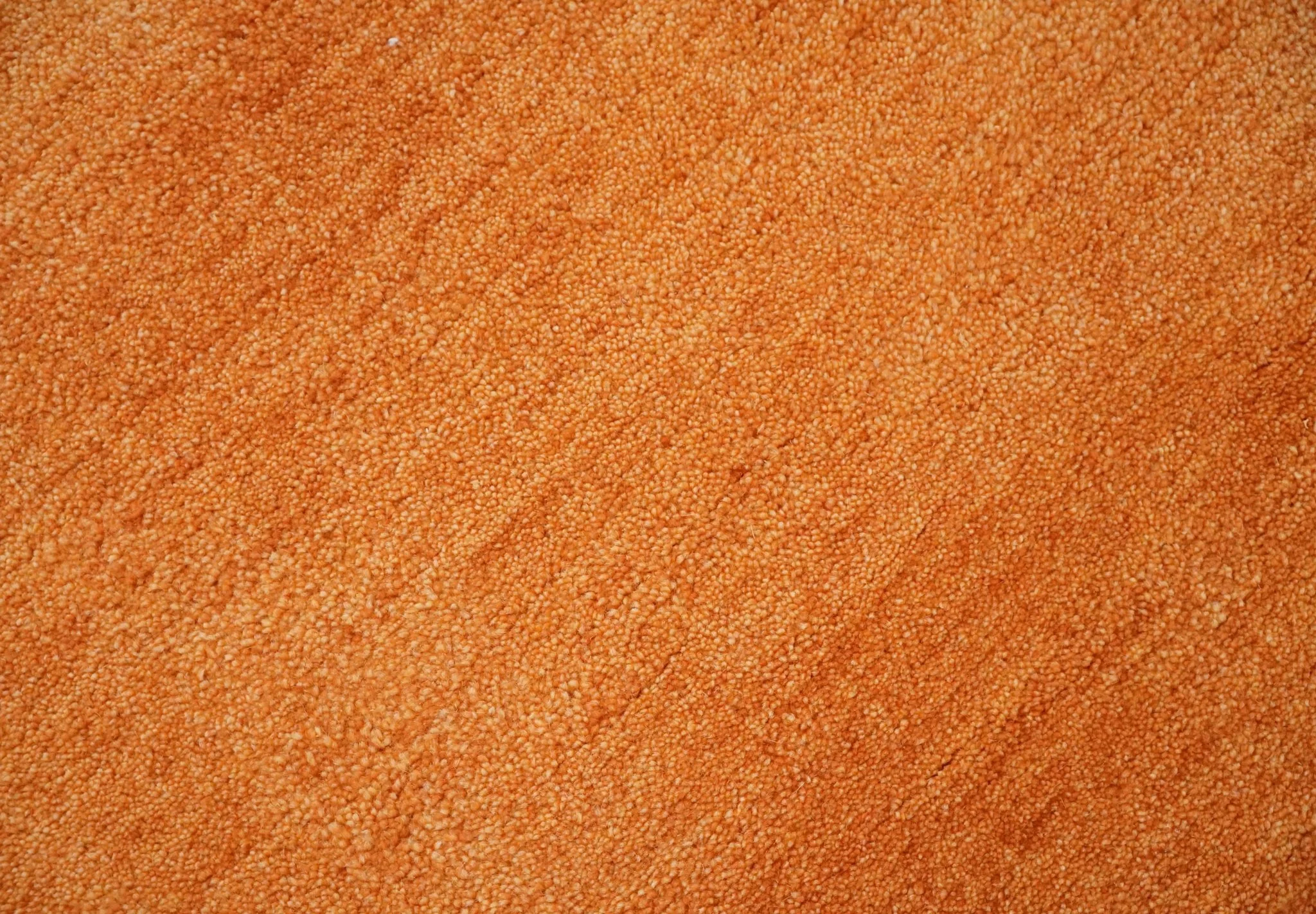Custom Made orange Solid Woolen Hand Tufted contemporary area Rug - Image 4