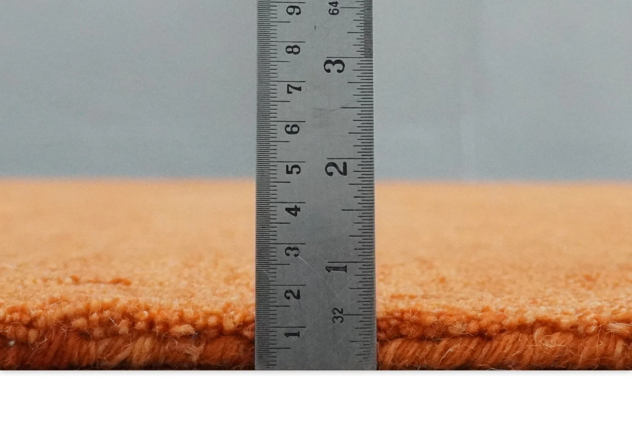 Orange Rust Solid Woolen Hand Tufted 8x10 contemporary area Rug - Image 7