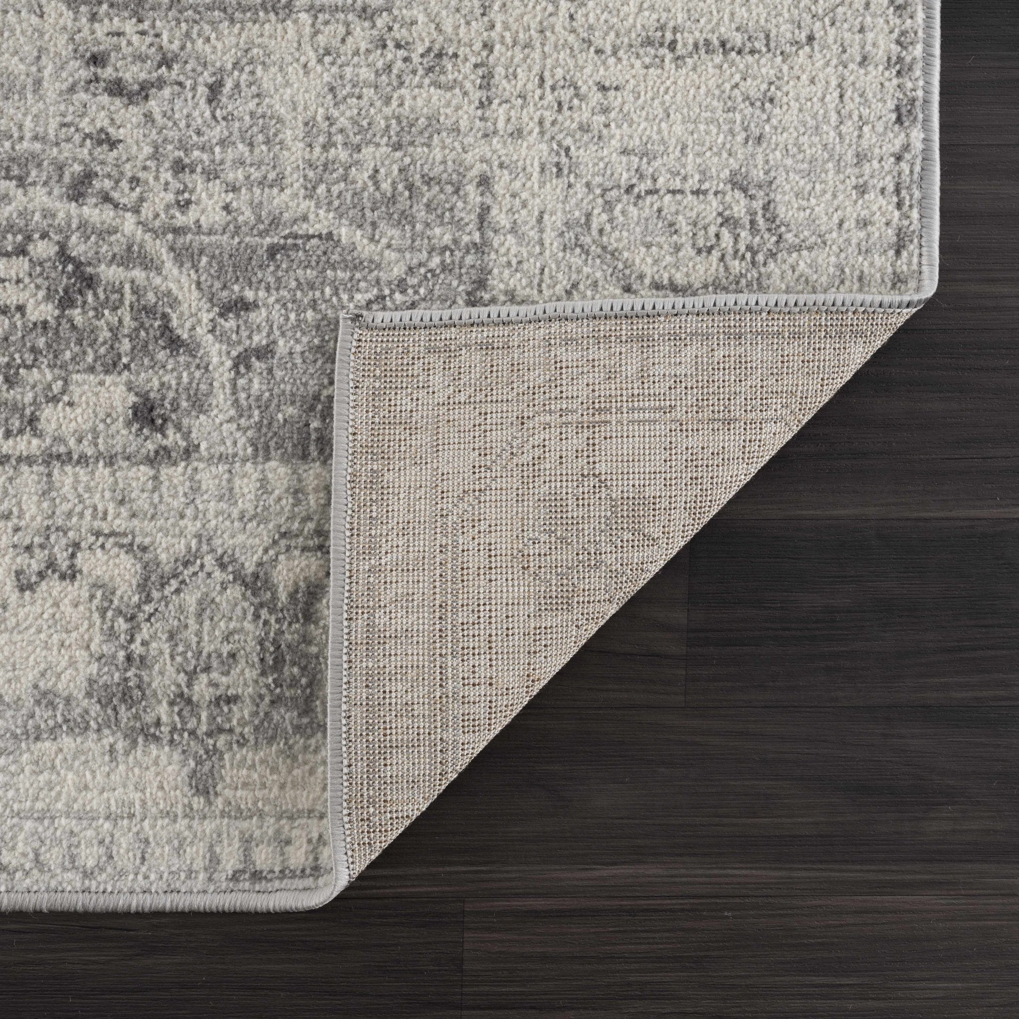 Oriental Bohemian Ivory and Gray Medium pile multi size  Area Rug - Image 10