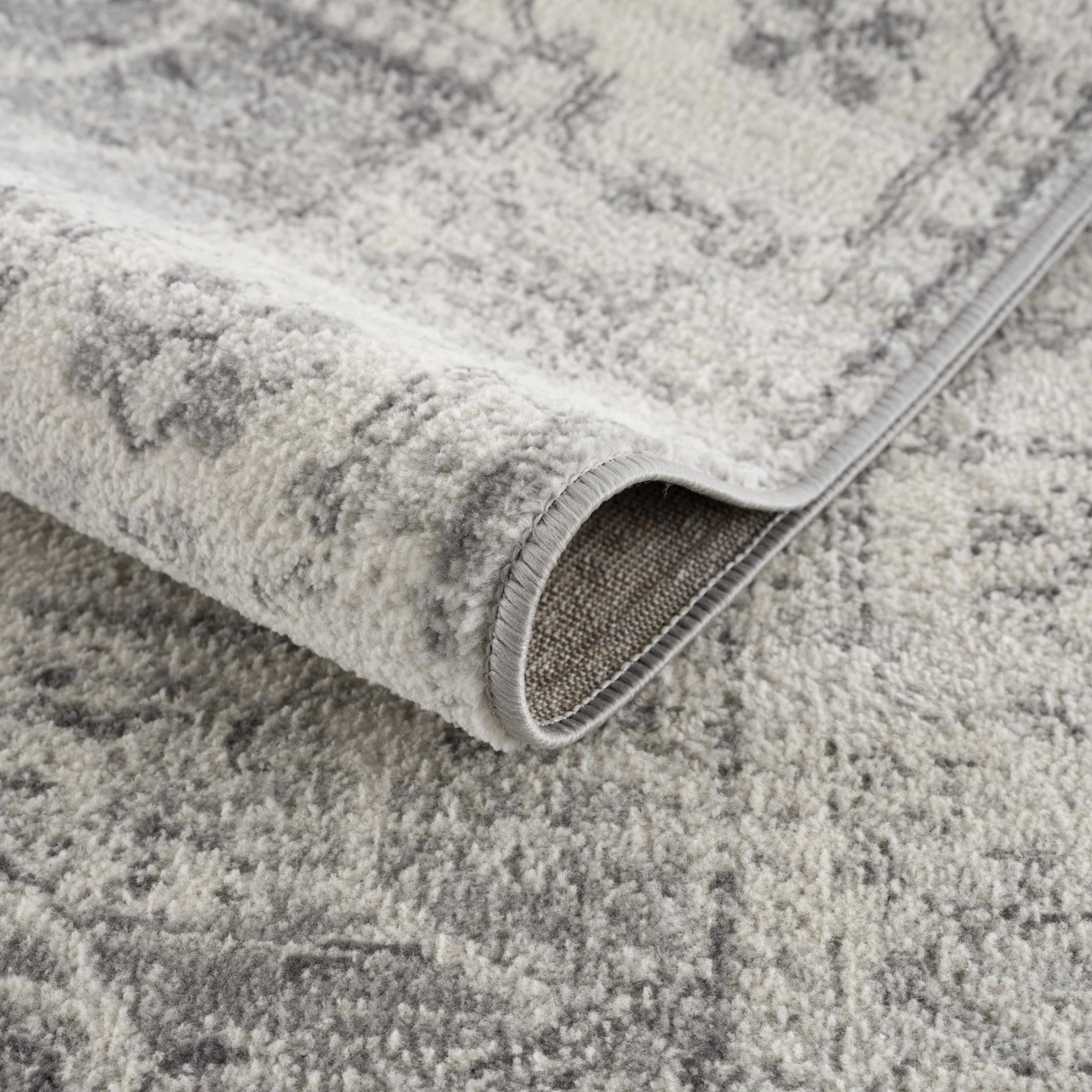 Oriental Bohemian Ivory and Gray Medium pile multi size  Area Rug - Image 9