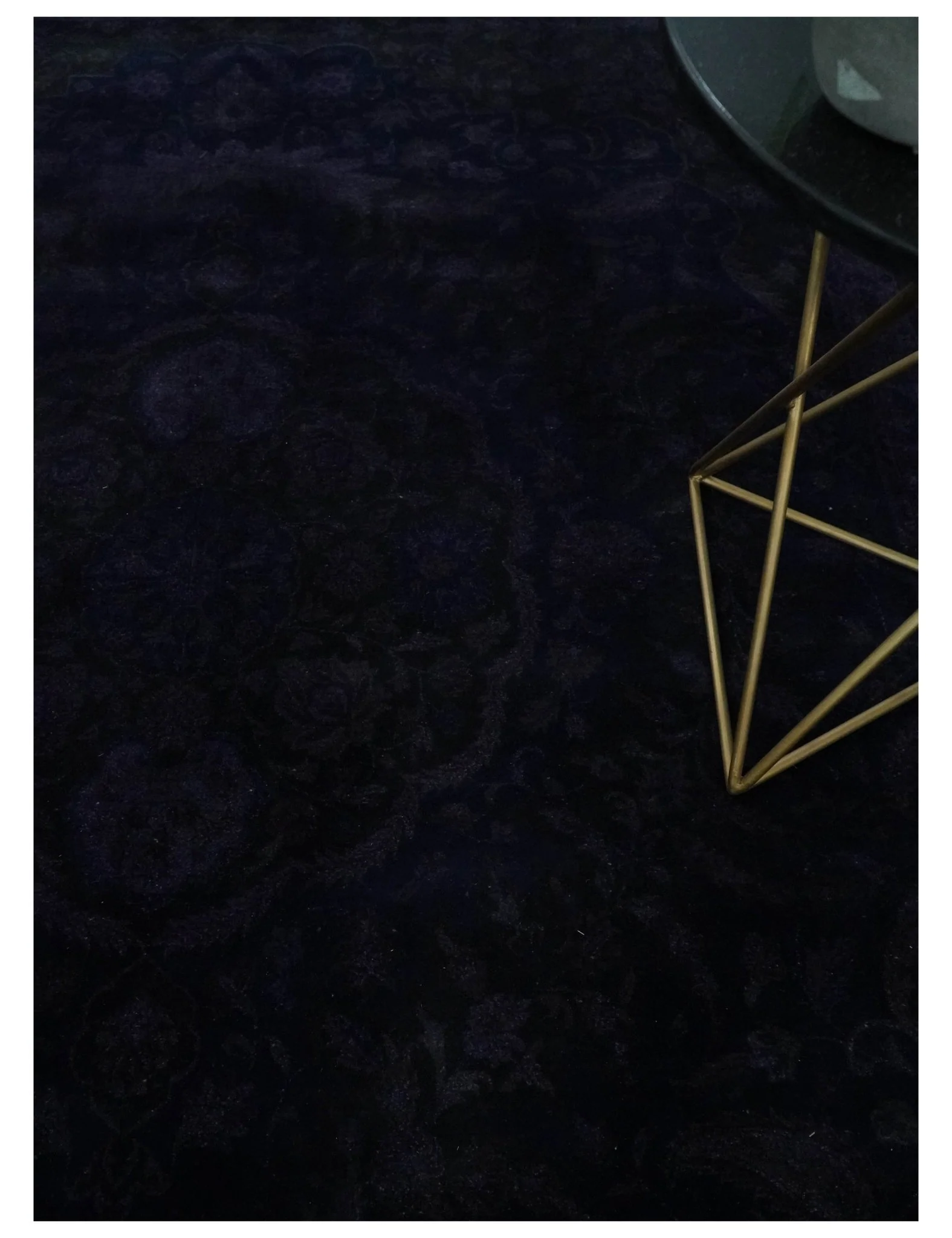 Overdyed Royal Dark Purple Hand Knotted 8x10 Traditional Oushak Design Wool Accent Rug | N362810 - Image 2