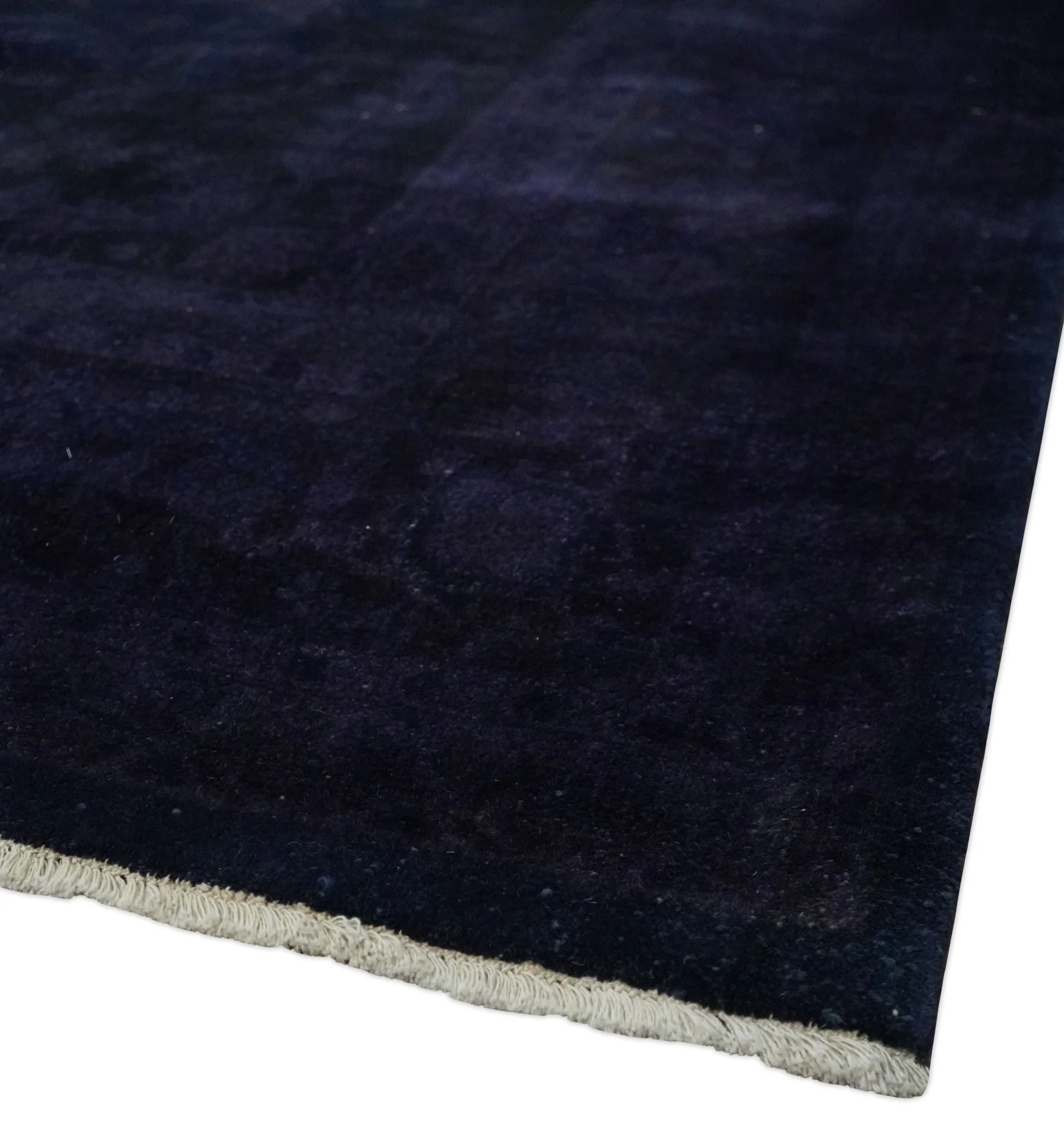Overdyed Royal Dark Purple Hand Knotted 8x10 Traditional Oushak Design Wool Accent Rug | N362810 - Image 5
