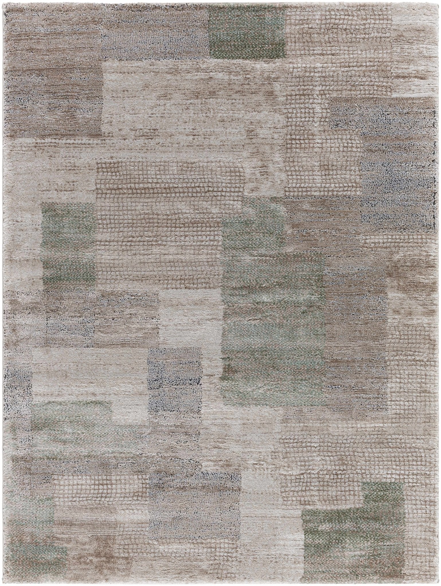 Peach Contemporary Style Machine Woven Area Rug - Image 2