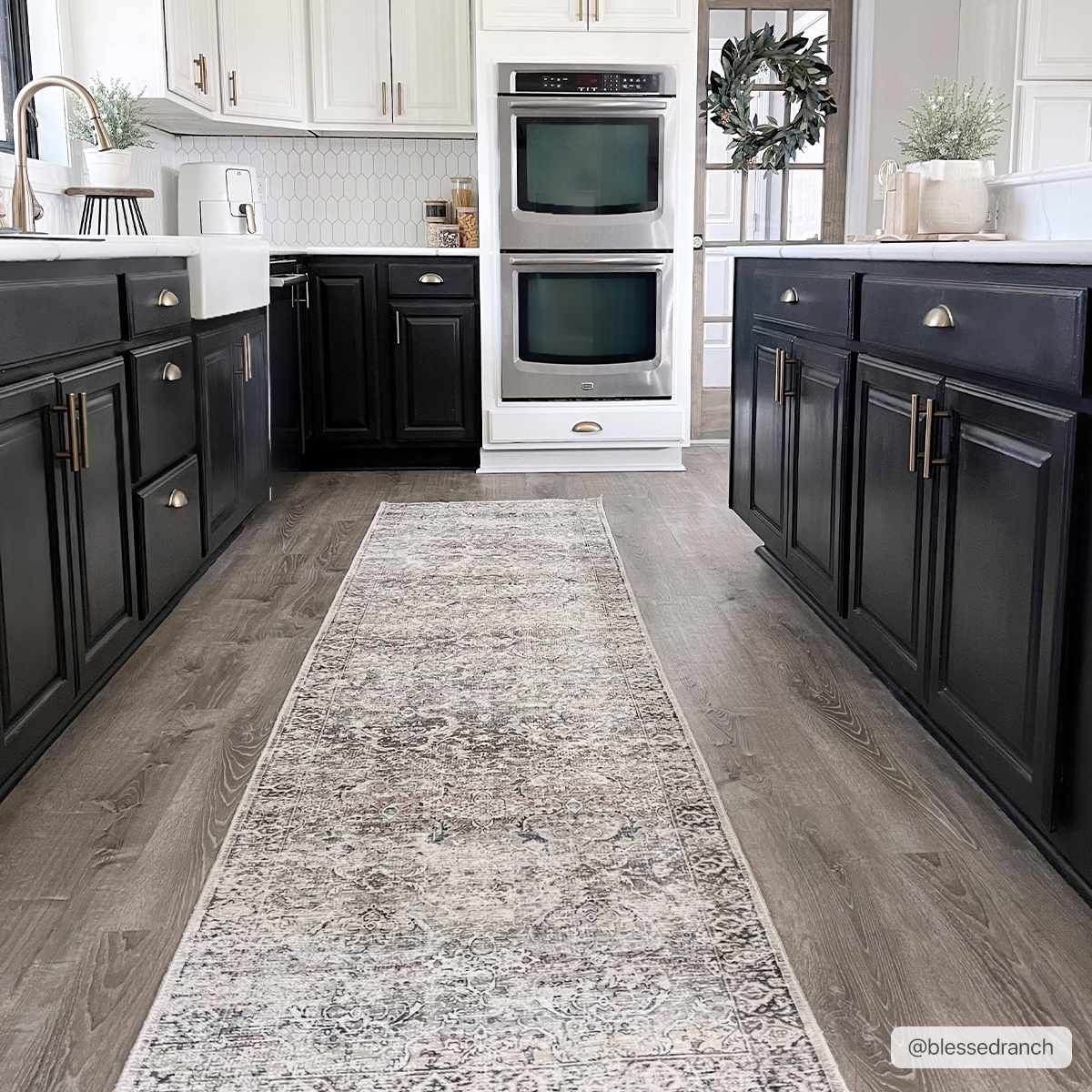 Oriental Transitional Design Beige, Brown and Camel Style Low Pile Area Rug - Image 23