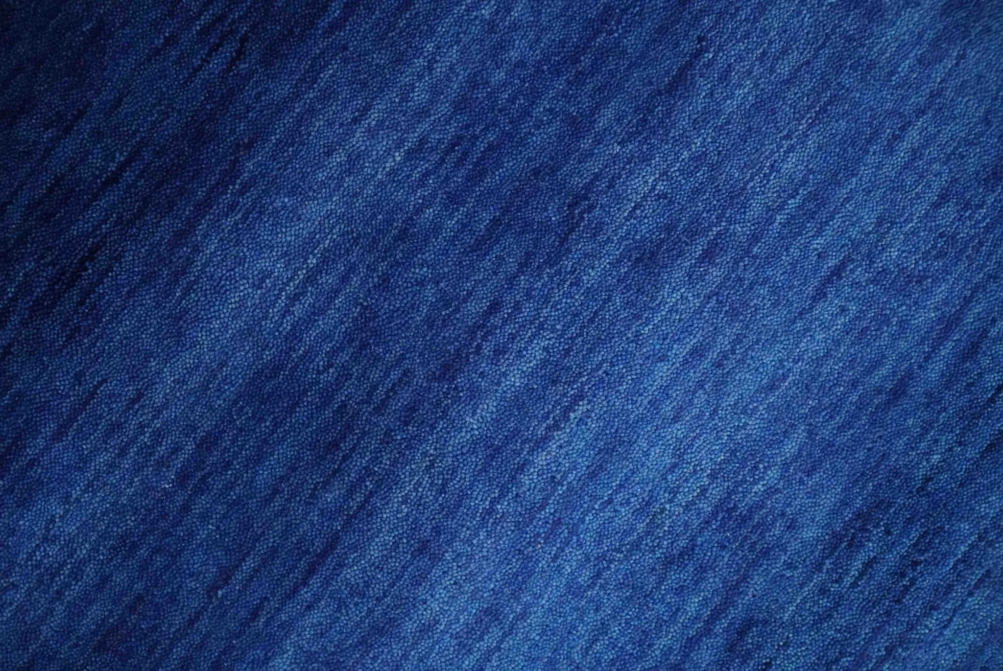 5x7 Ombre Premium look Blue Wool Hand Woven Southwestern Gabbeh Rug - Image 4