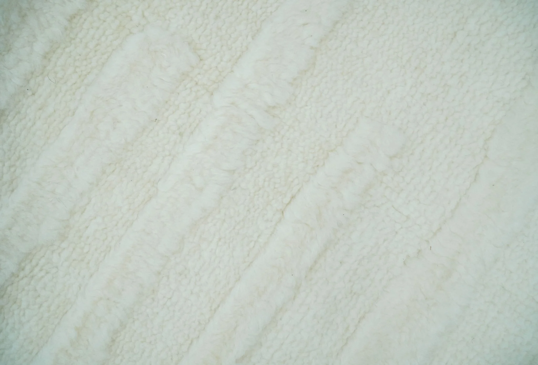 Premium 8x10 carved Texture Ivory hand knotted wool Area rug - Image 4