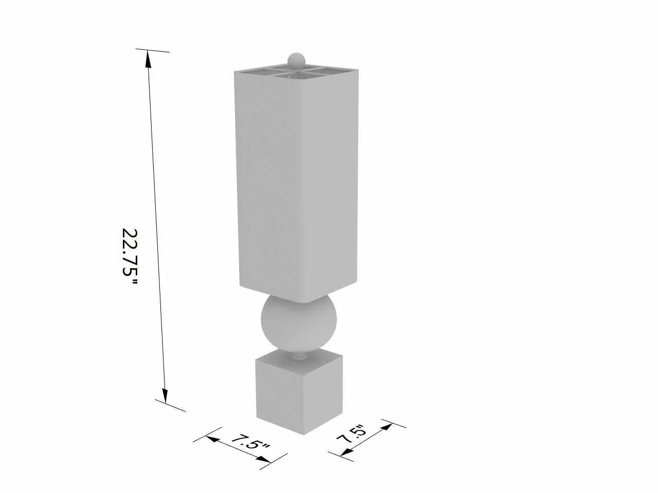 Premium White, Gold and Black Modern Table Lamp Perfect for Home Decor - Image 5