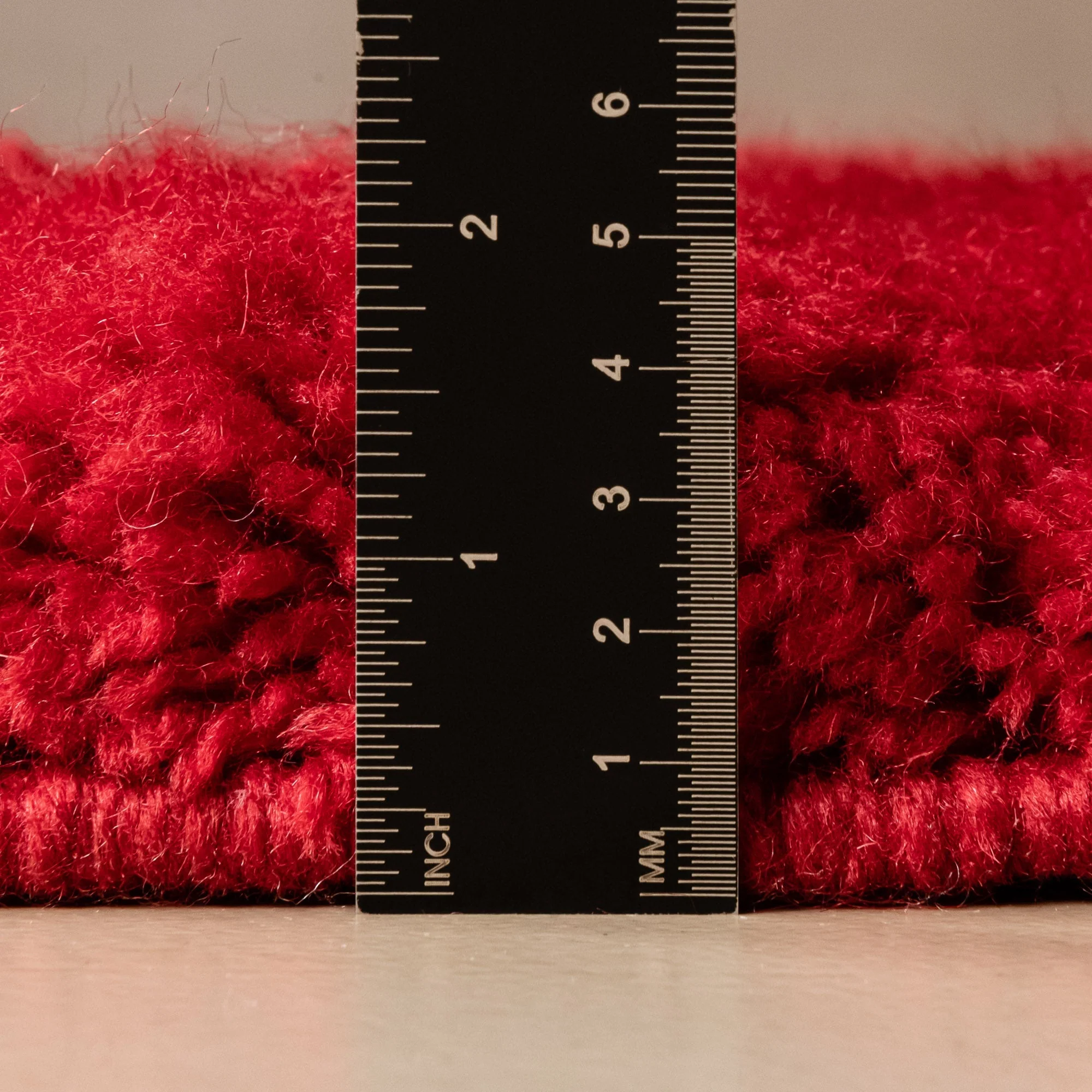 Red Contemporary Moroccan Design Handmade 8x10 Wool Rug - Image 5