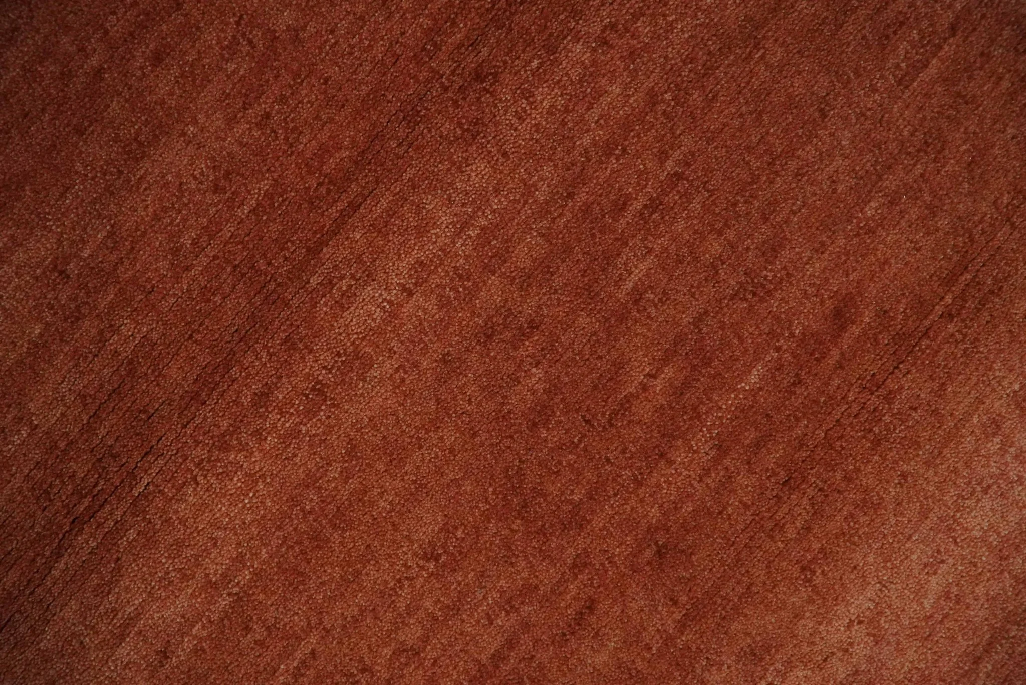 Rust and Brown Modern Stripes Design Hand loom 4x6 wool Area Rug - Image 5