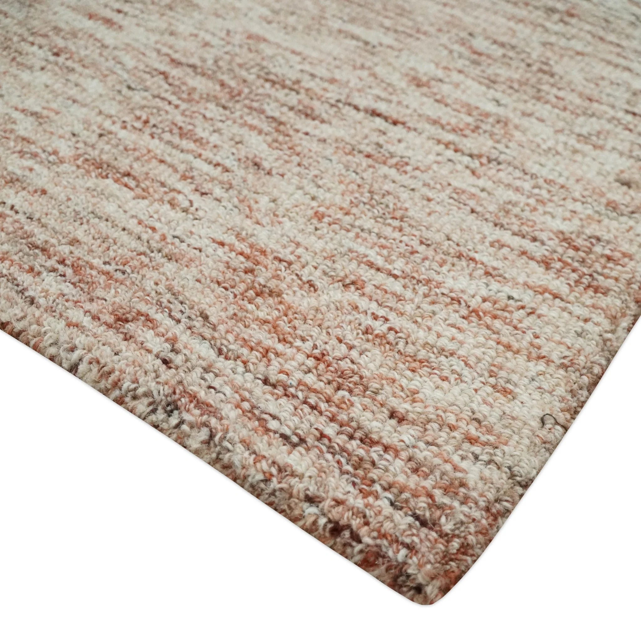 Rust and Ivory Abstract Layering Multi Size Area Rug - Image 3
