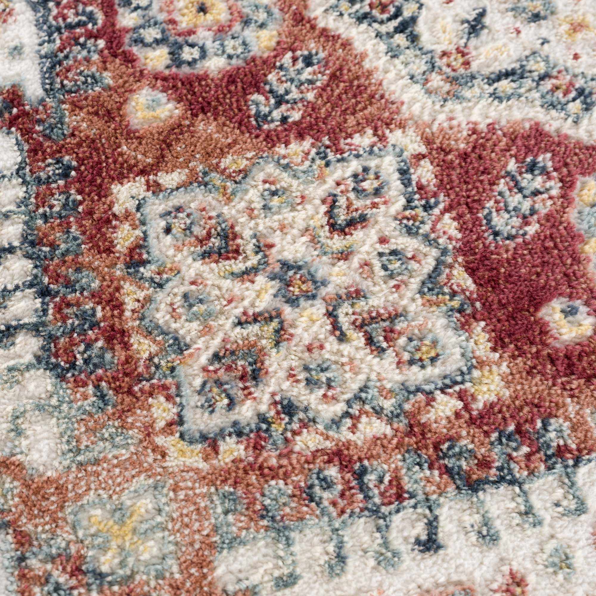 Vintage Style Rust, Charcoal and Ivory Traditional Heriz area rug - Image 10