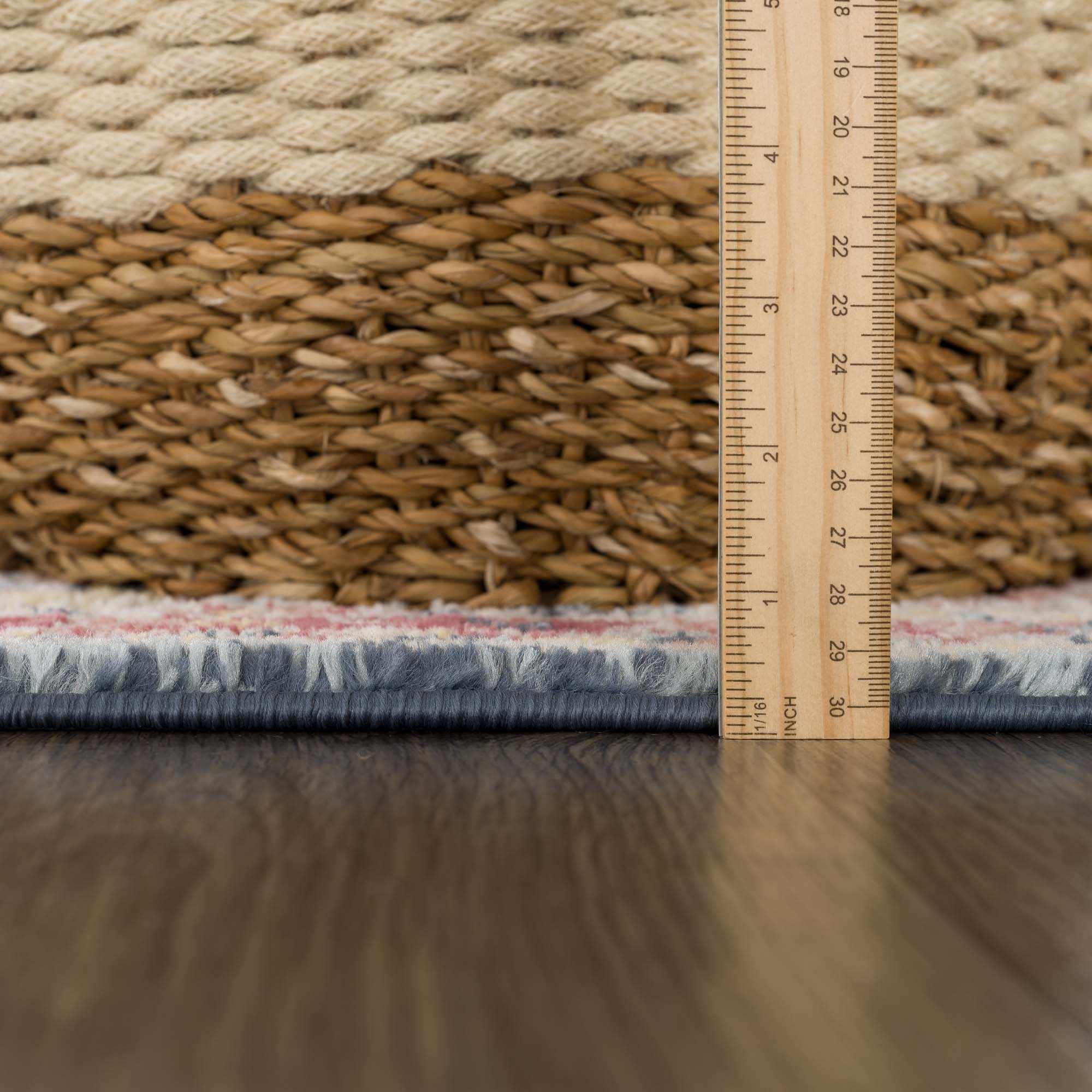 Vintage Style Rust, Charcoal and Ivory Traditional Heriz area rug - Image 9